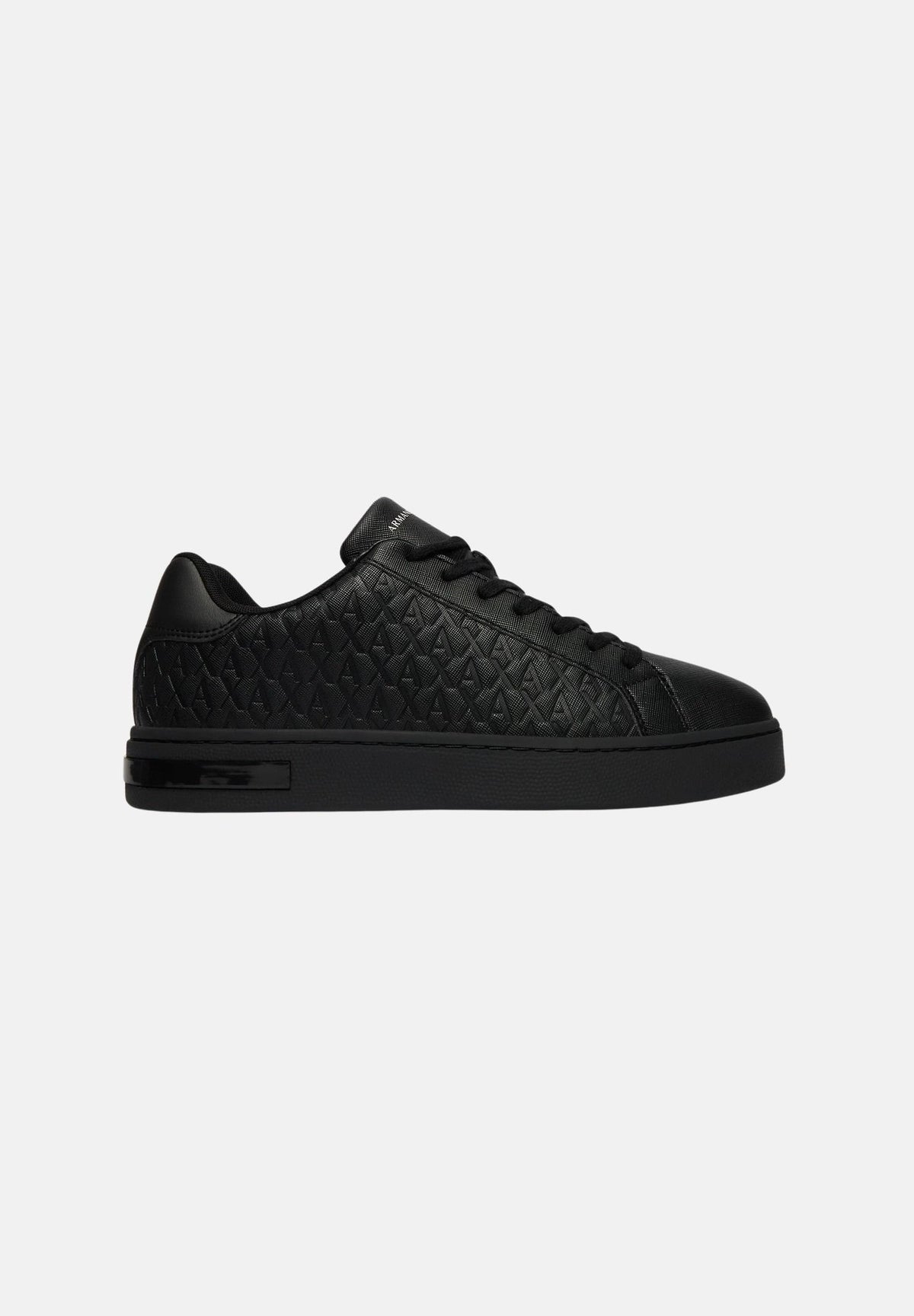ARMANI EXCHANGE Sneakers nere da uomo con motivo geometrico goffrato XM000140AF11916 MZ715 ARMANI EXCHANGE