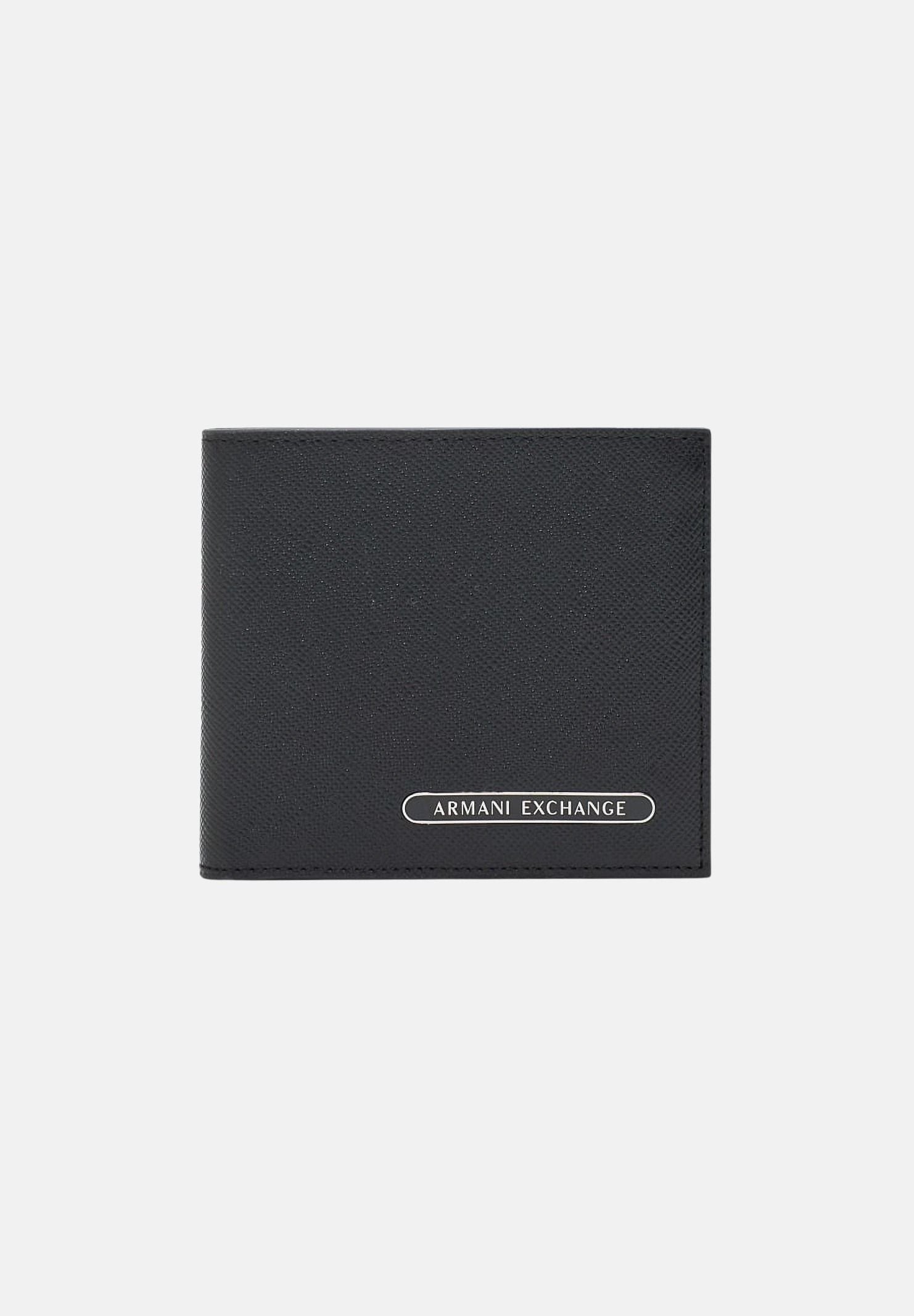ARMANI EXCHANGE Portafogli nero da uomo con logo XM000167AF12702 UC001 ARMANI EXCHANGE