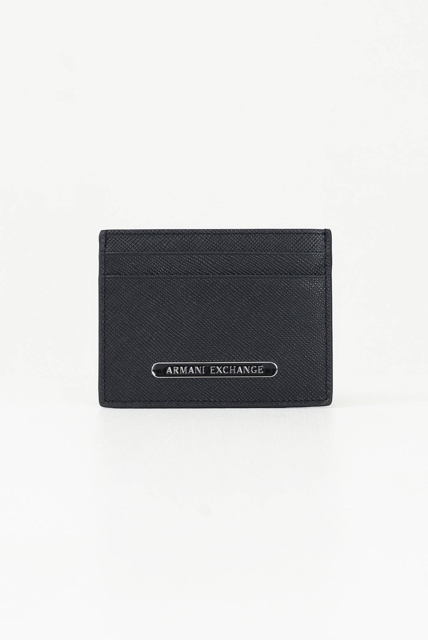 ARMANI EXCHANGE Portacarte nero da uomo con logo XM000169AF12702 UC001 ARMANI EXCHANGE