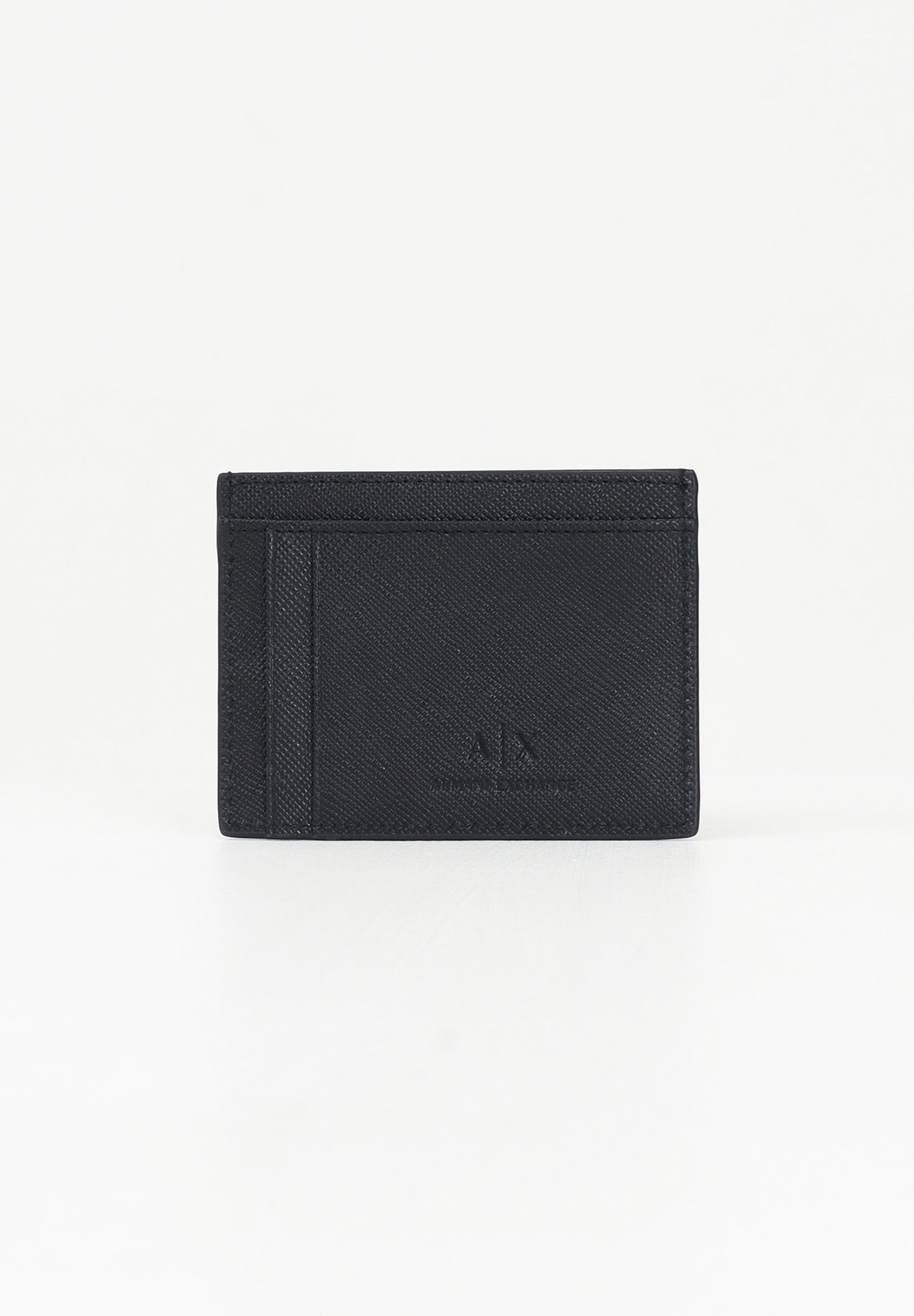 ARMANI EXCHANGE Portacarte nero da uomo con logo XM000169AF12702 UC001 ARMANI EXCHANGE