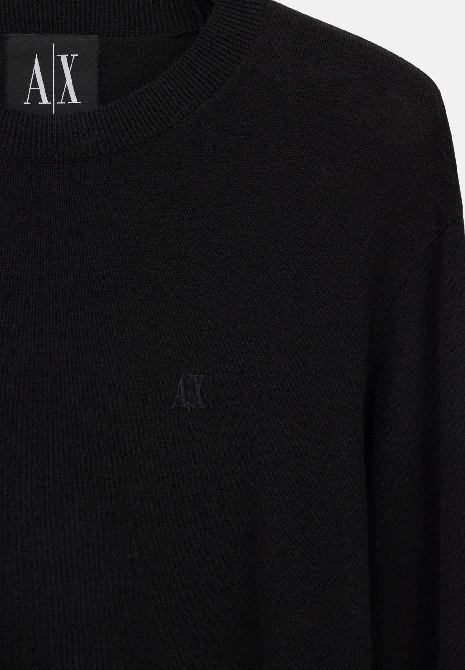 ARMANI EXCHANGE Maglioncino girocollo nero da uomo XM000338AF12291 UC001 ARMANI EXCHANGE