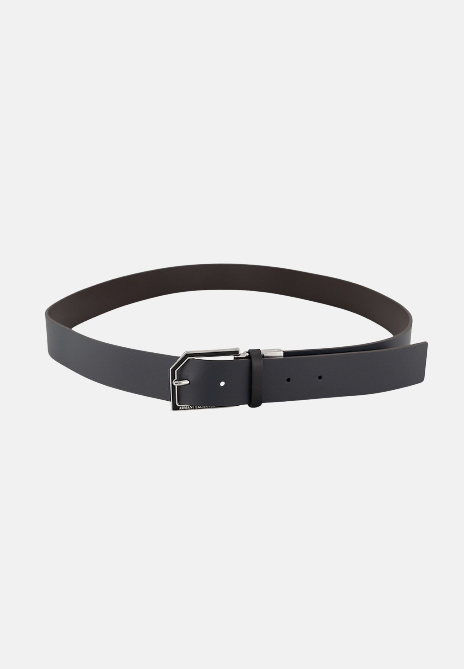 ARMANI EXCHANGE Cintura reversibile moro e blu da uomo XM000596AF12665 M6107 ARMANI EXCHANGE