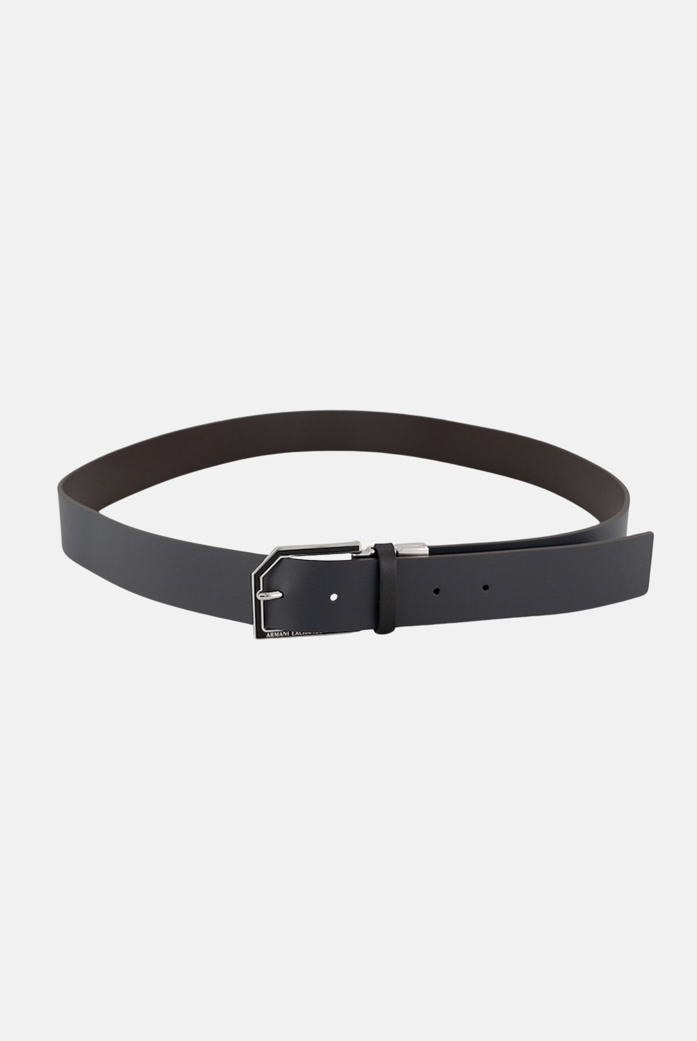 ARMANI EXCHANGE Cintura reversibile moro e blu da uomo XM000596AF12665 M6107 ARMANI EXCHANGE