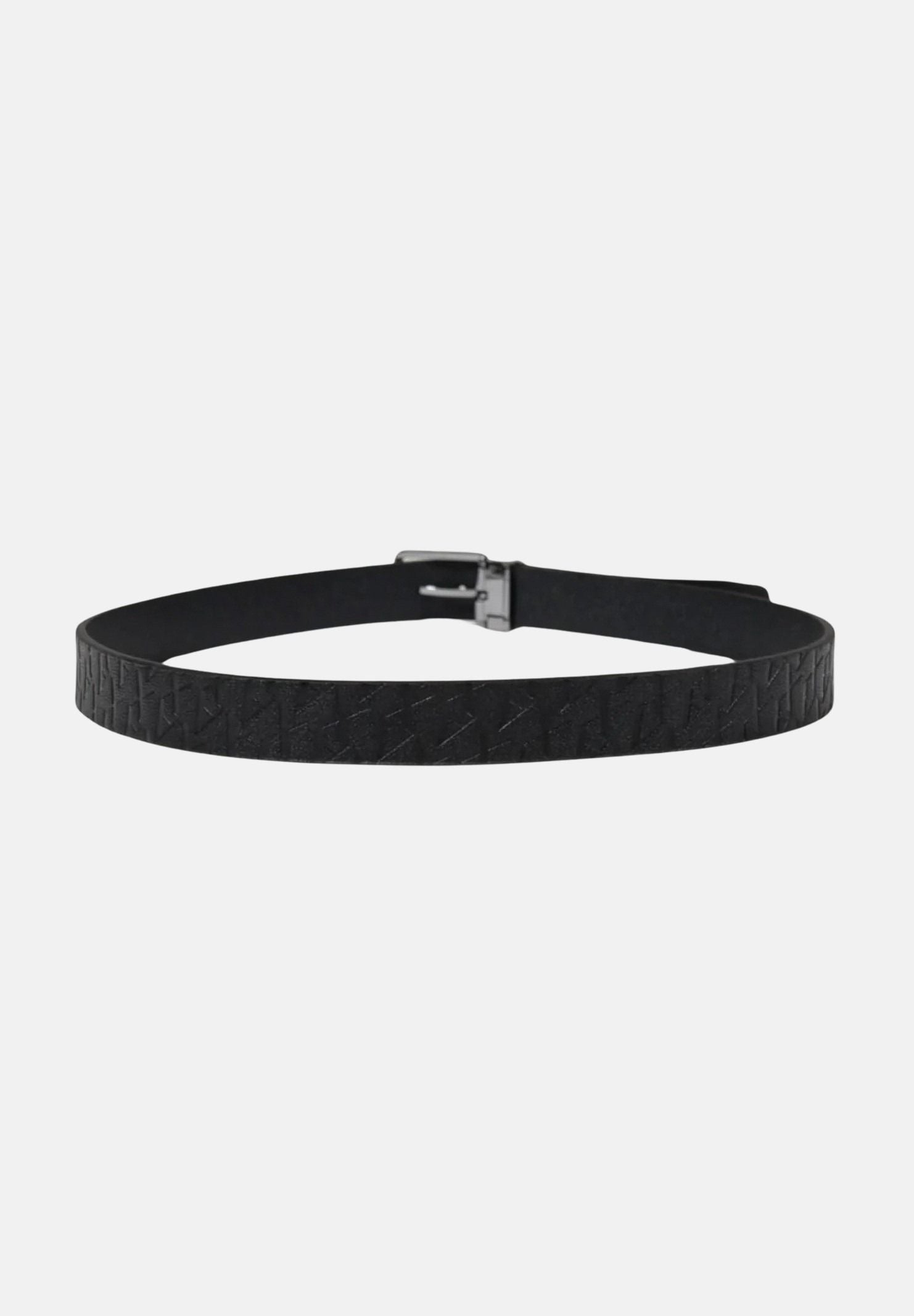 ARMANI EXCHANGE Cintura nera da uomo con logo all-over XM000677AF12133 UC001 ARMANI EXCHANGE