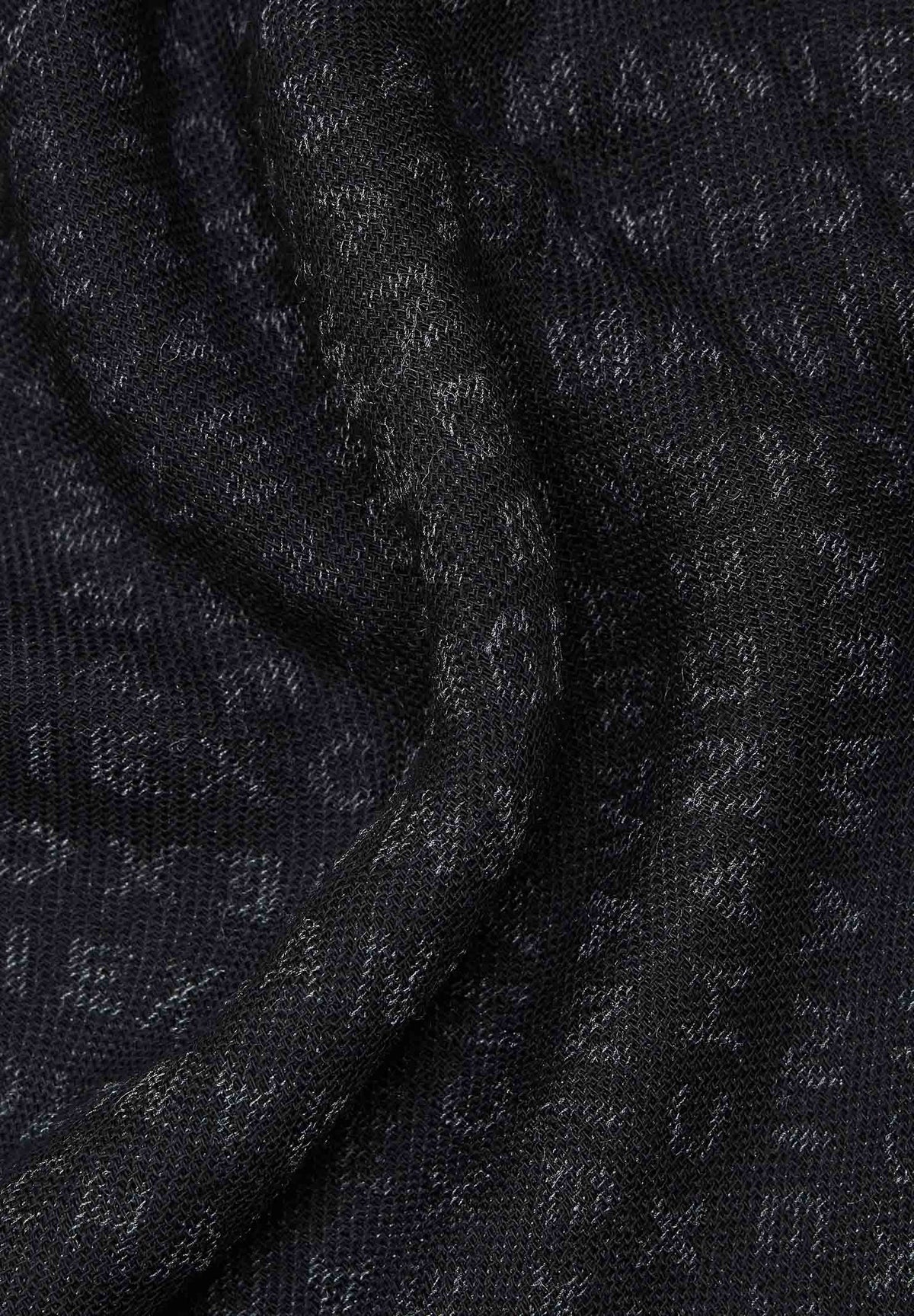 ARMANI EXCHANGE Pashmina nera per uomo e donna caratterizzata da una trama jacquard con logo XM001714AF17470 FC022 ARMANI EXCHANGE
