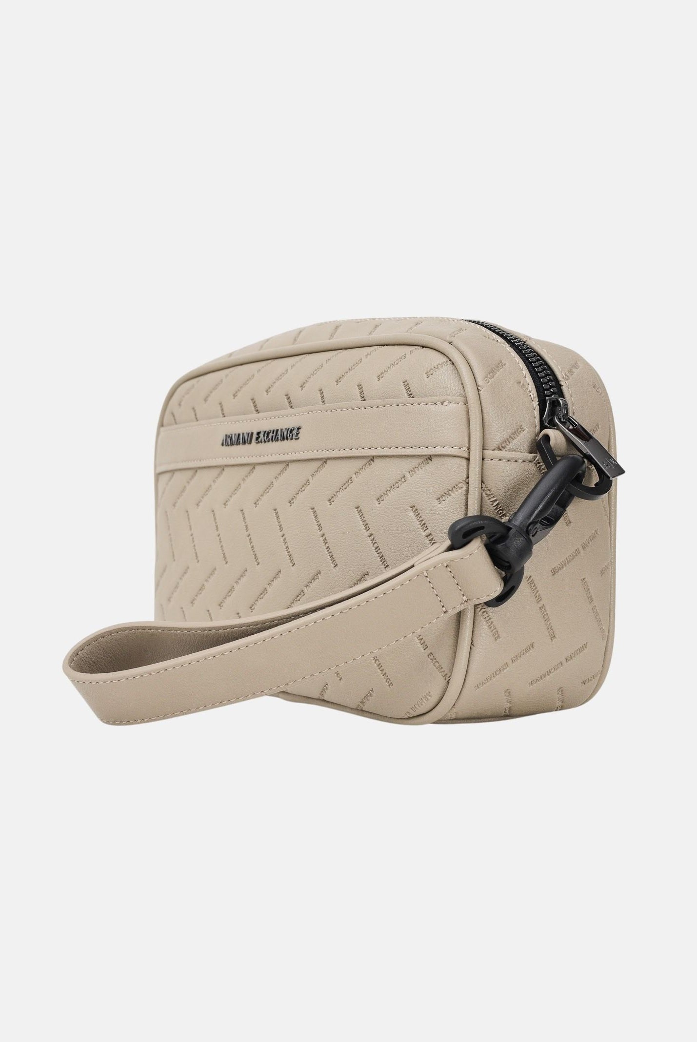 ARMANI EXCHANGE Pochette beige da uomo con logo all-over XM002600AF22652 U6229 ARMANI EXCHANGE
