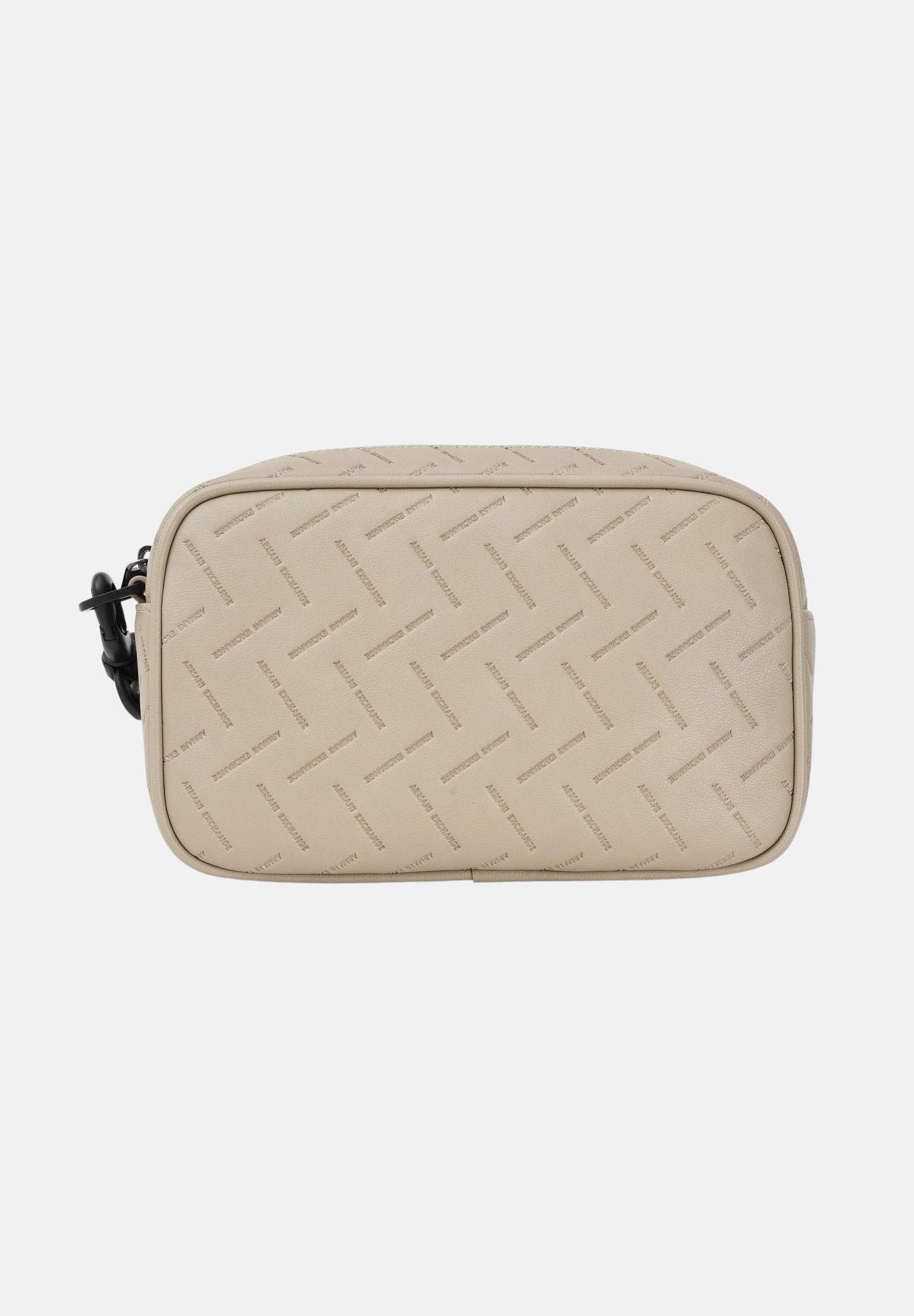 ARMANI EXCHANGE Pochette beige da uomo con logo all-over XM002600AF22652 U6229 ARMANI EXCHANGE