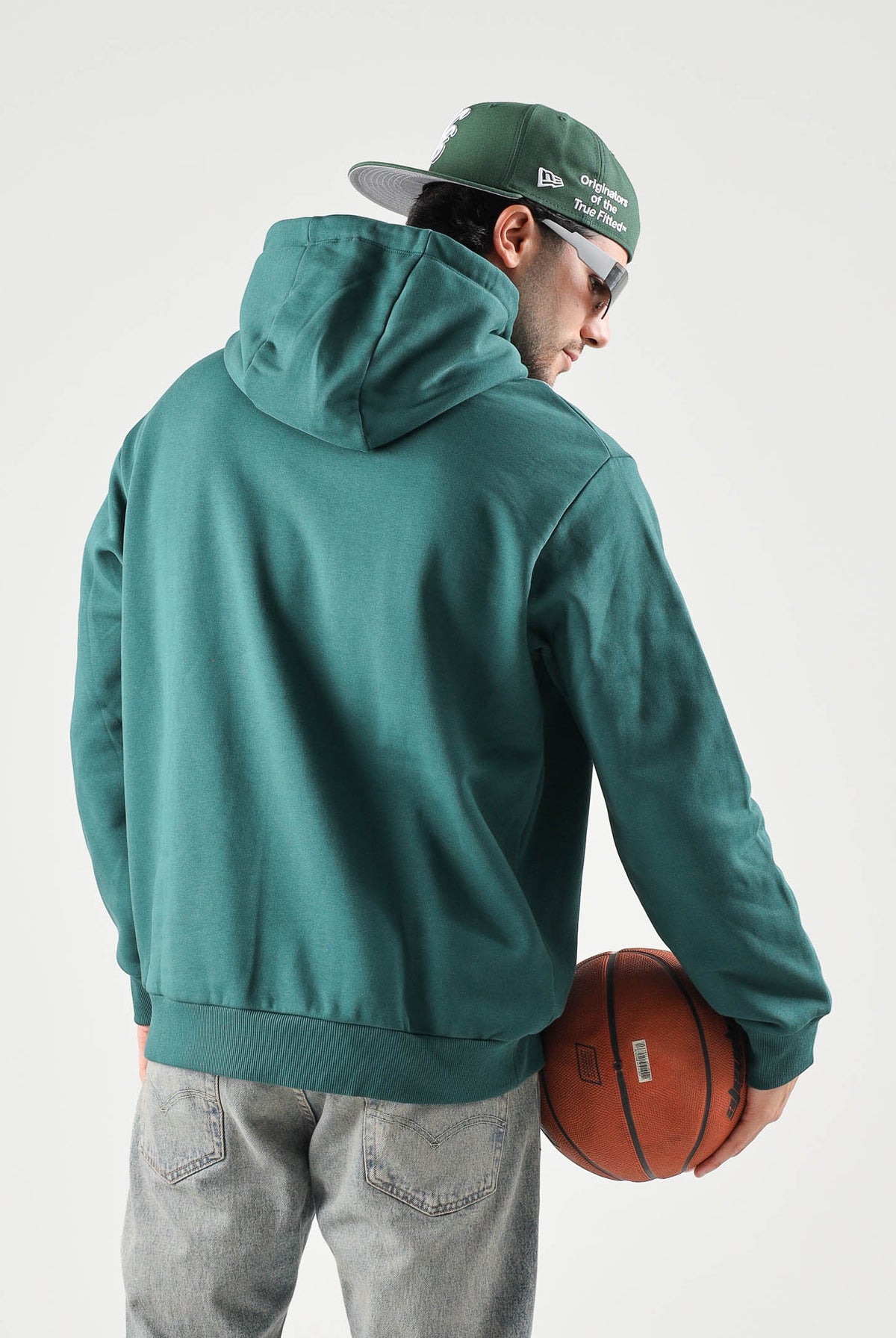 ARMANI EXCHANGE Felpa con cappuccio JUNE BUG verde per uomo con coulisse e maxi logo grafico sul petto. XM002805AF26361 U7330 ARMANI EXCHANGE