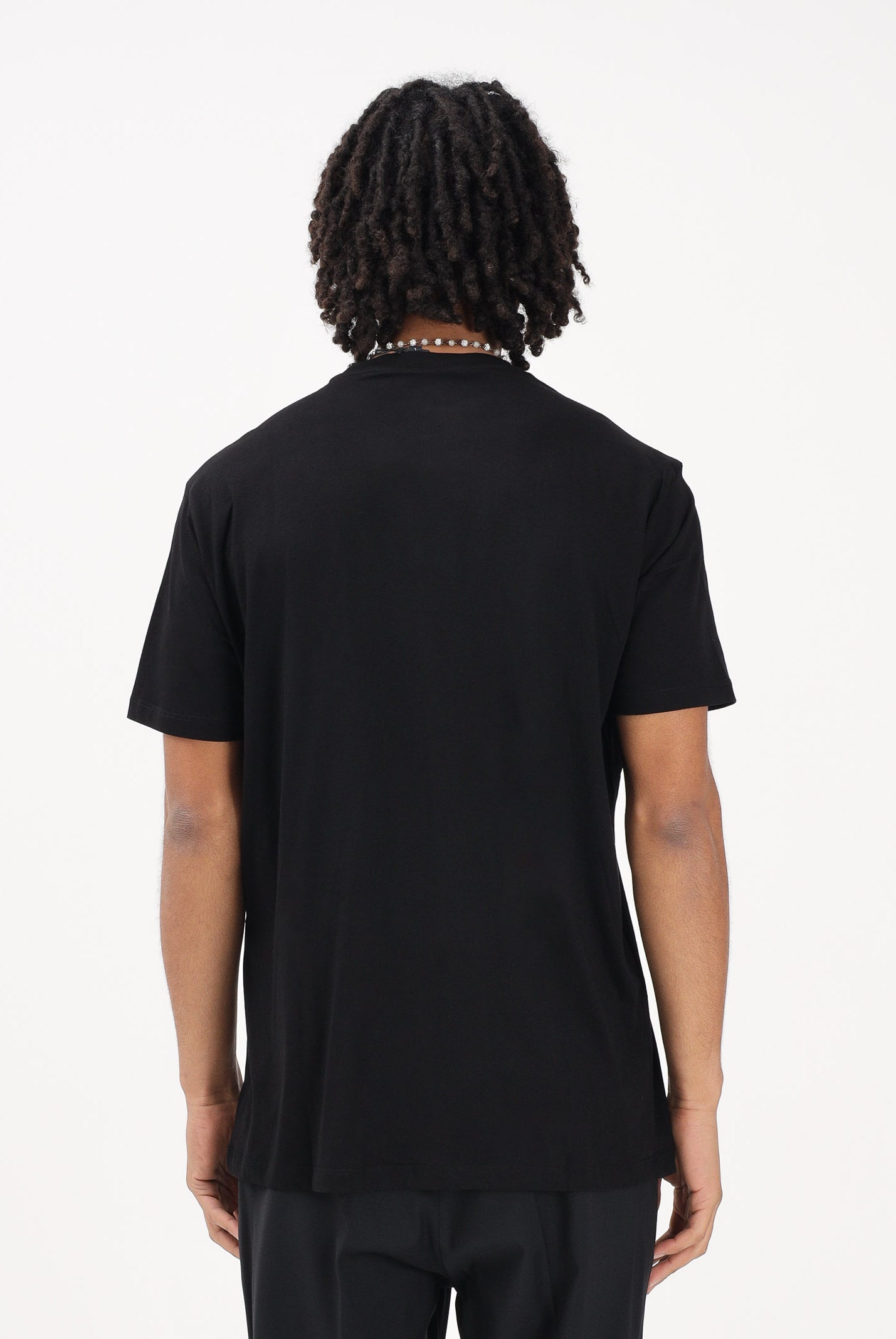 ARMANI EXCHANGE T-shirt a manica corta nera da uomo con stampa logo XM002826AF12308 UC001 ARMANI EXCHANGE