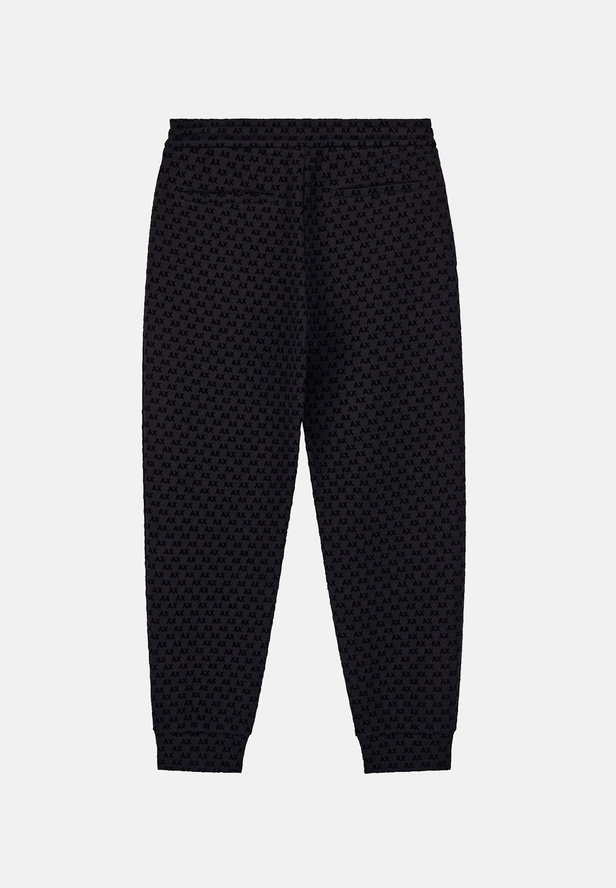 ARMANI EXCHANGE Pantaloni JOGGER neri per uomo con elastico in vita e polsini alle caviglie. XM002904AF10818 UC001 ARMANI EXCHANGE