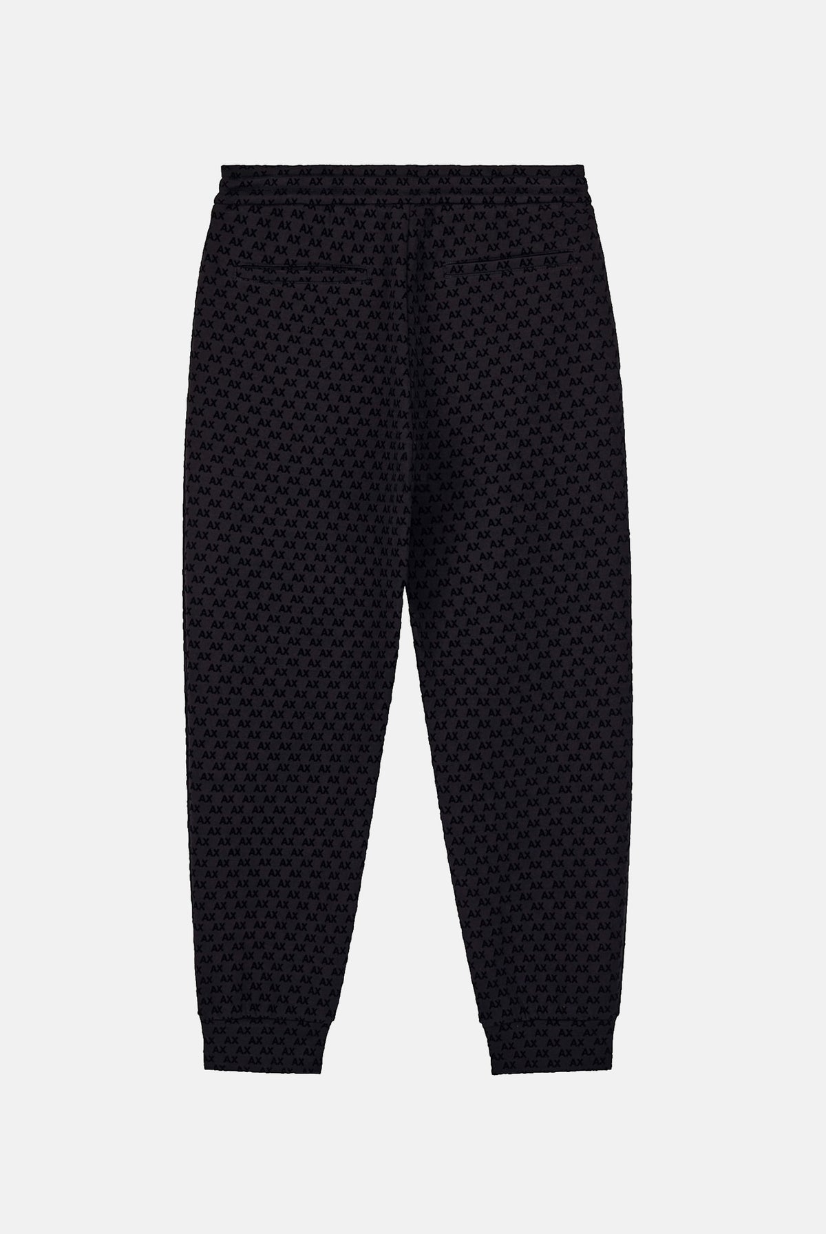 ARMANI EXCHANGE Pantaloni JOGGER neri per uomo con elastico in vita e polsini alle caviglie. XM002904AF10818 UC001 ARMANI EXCHANGE