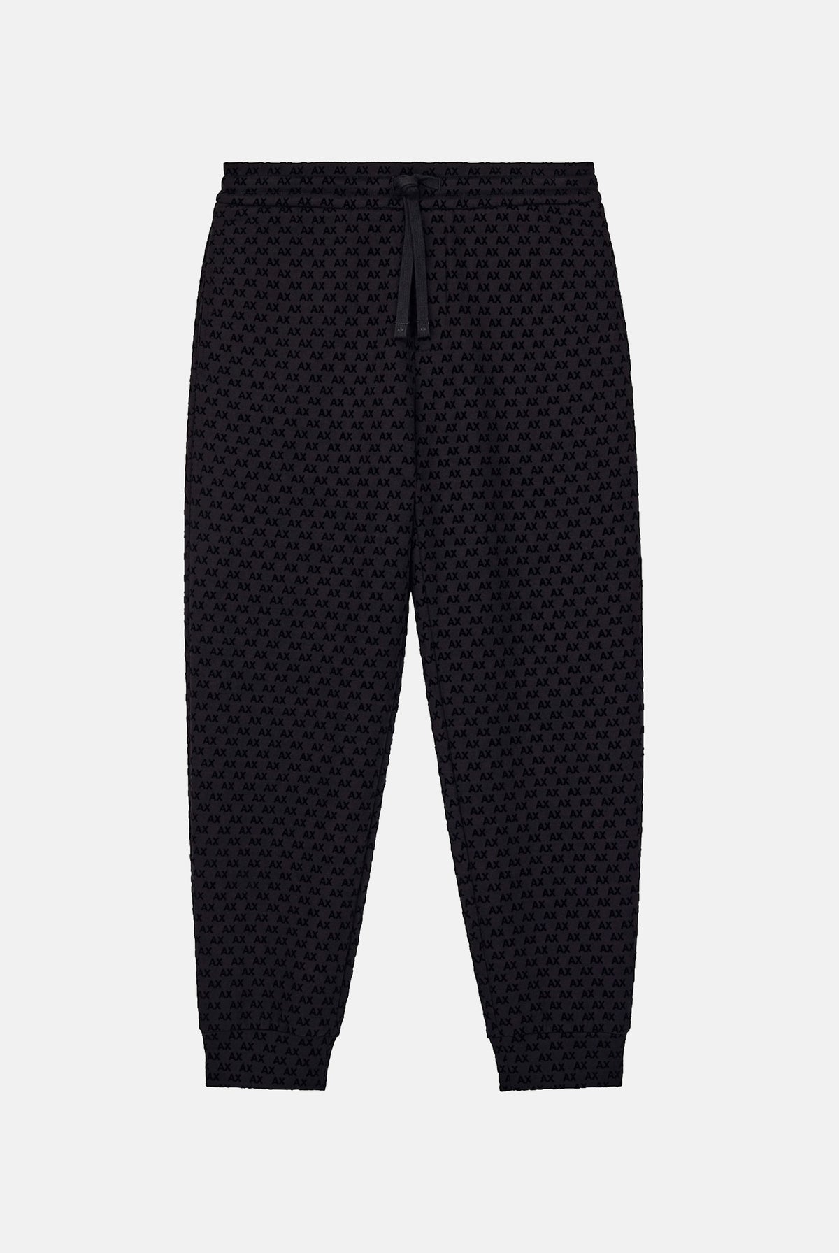ARMANI EXCHANGE Pantaloni JOGGER neri per uomo con elastico in vita e polsini alle caviglie. XM002904AF10818 UC001 ARMANI EXCHANGE