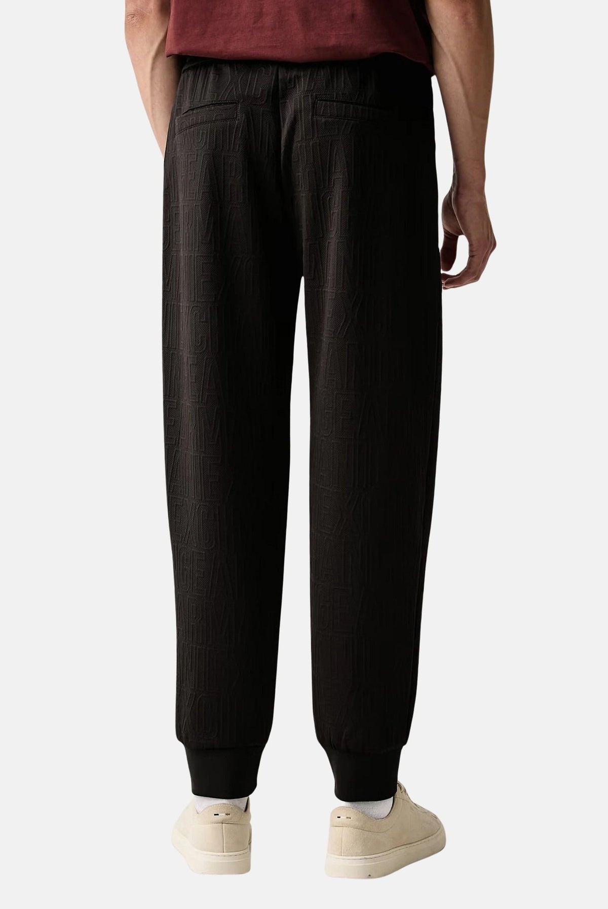 ARMANI EXCHANGE Pantaloni marroni da uomo con coulisse in vita e polsini elasticizzati alle caviglie XM002907AF21862 U8128 ARMANI EXCHANGE