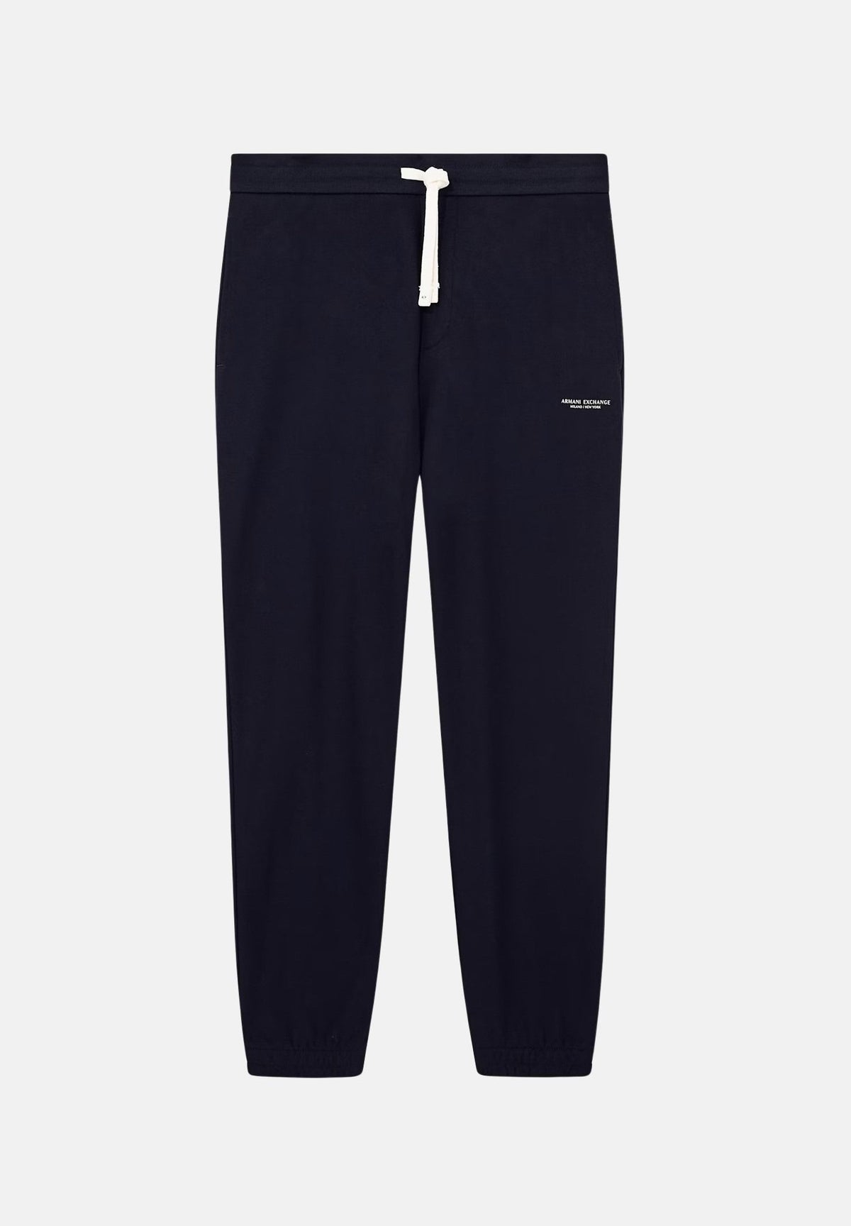 ARMANI EXCHANGE Pantaloni JOGGER deep navy-blu per uomo con coulisse in vita e polsini elasticizzati. XM002964AF20934 UB101 ARMANI EXCHANGE