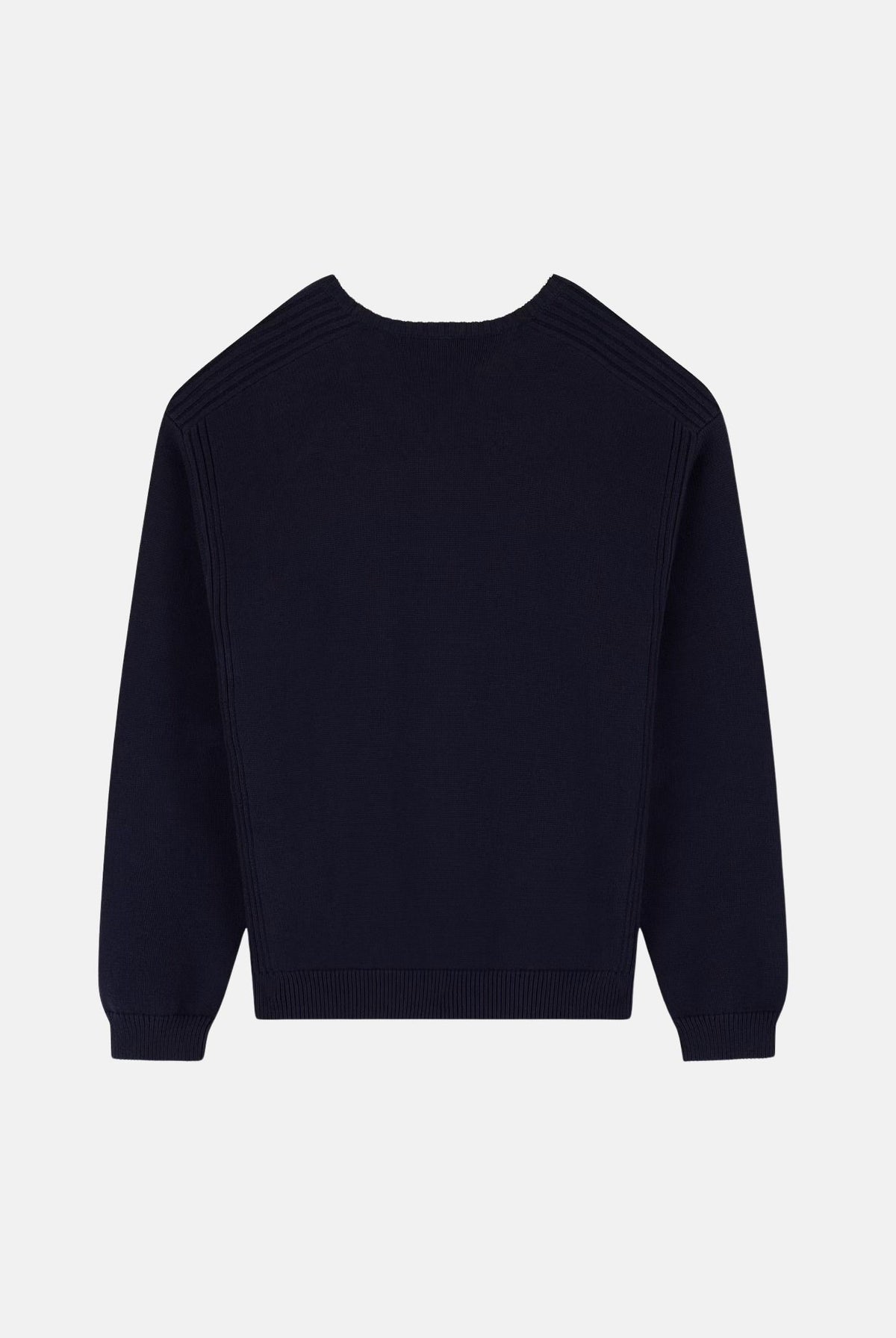 ARMANI EXCHANGE Maglione girocollo vintage navy-blu per uomo con scollo a costine e logo sul petto. XM003009AF28775 UB101 ARMANI EXCHANGE