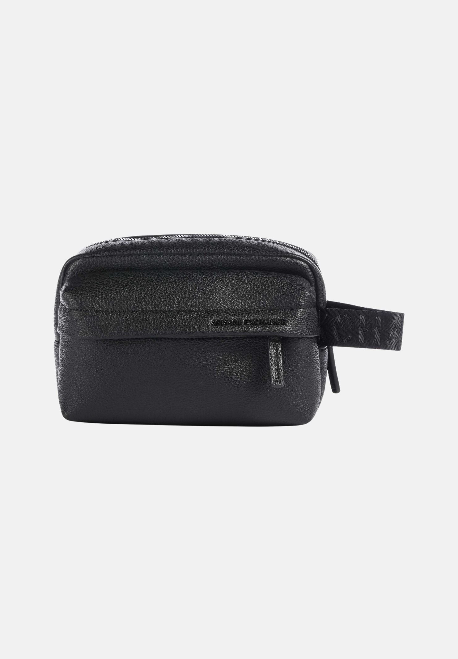 ARMANI EXCHANGE Pochette a mano nera per uomo con design compatto e manico laterale XM003230AF26651 UC001 ARMANI EXCHANGE