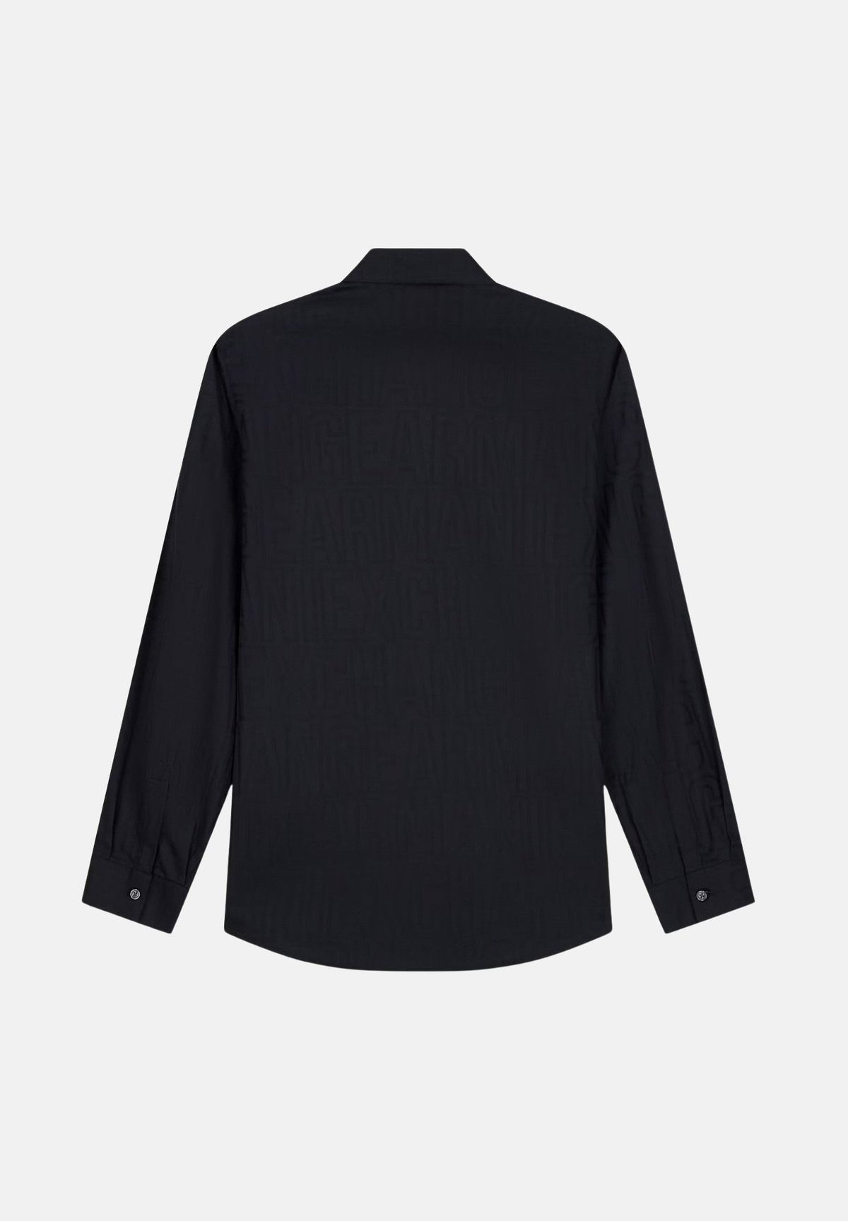 ARMANI EXCHANGE Camicia nera per uomo con colletto rigido e chiusura frontale con bottoni. XM003244AF13131 UC001 ARMANI EXCHANGE