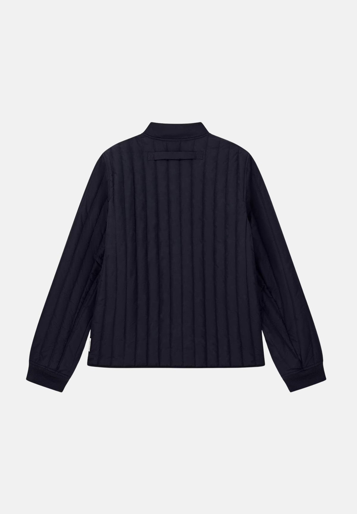 ARMANI EXCHANGE Bomber leggero deep navy-blu per uomo con colletto alla coreana e chiusura a bottoni. XM003345AF27309 UB101 ARMANI EXCHANGE