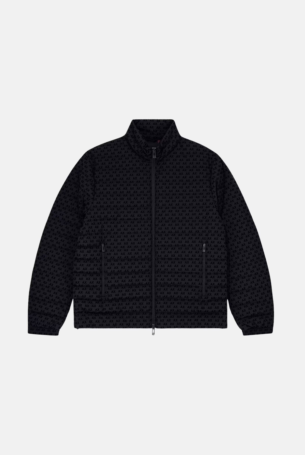 ARMANI EXCHANGE Piumino TRAPUNTATO nero da uomo con colletto rialzato e chiusura a zip integrale. XM003510AF19870 UC001 ARMANI EXCHANGE