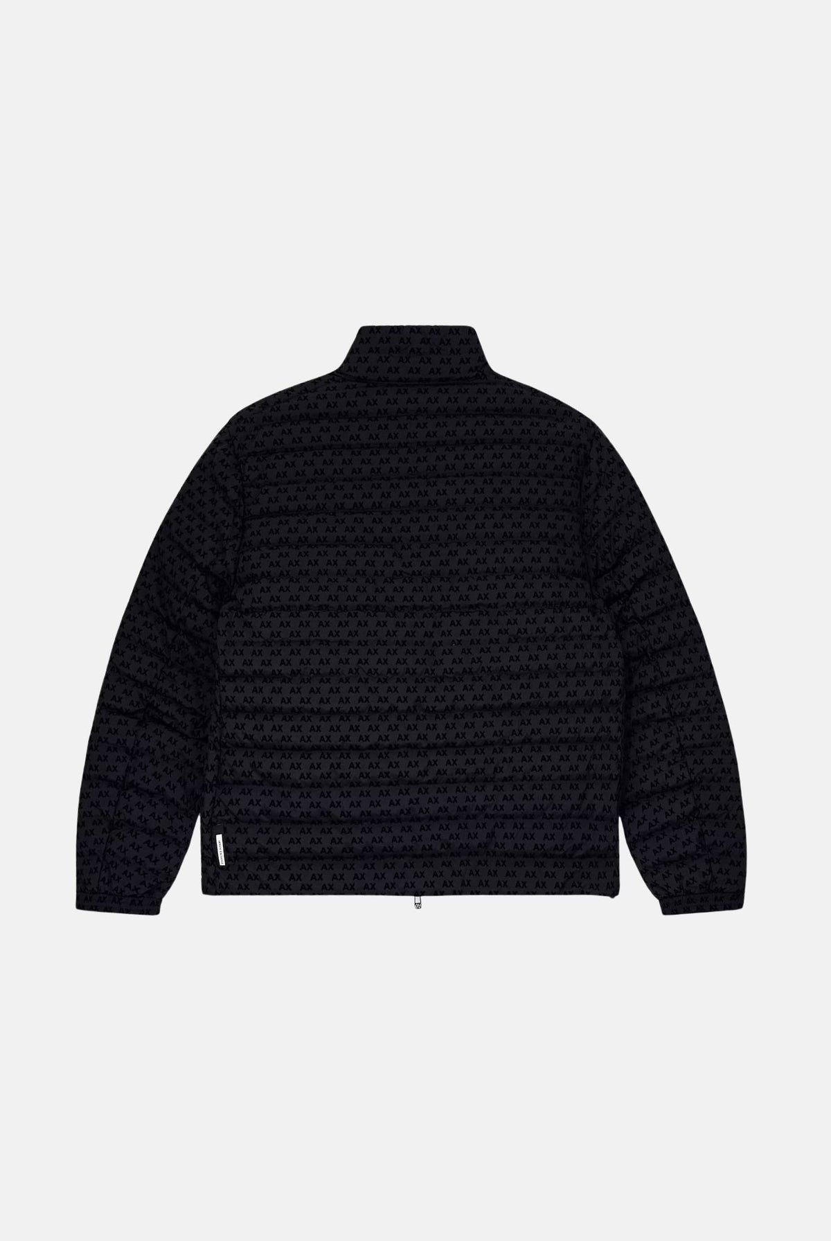 ARMANI EXCHANGE Piumino TRAPUNTATO nero da uomo con colletto rialzato e chiusura a zip integrale. XM003510AF19870 UC001 ARMANI EXCHANGE