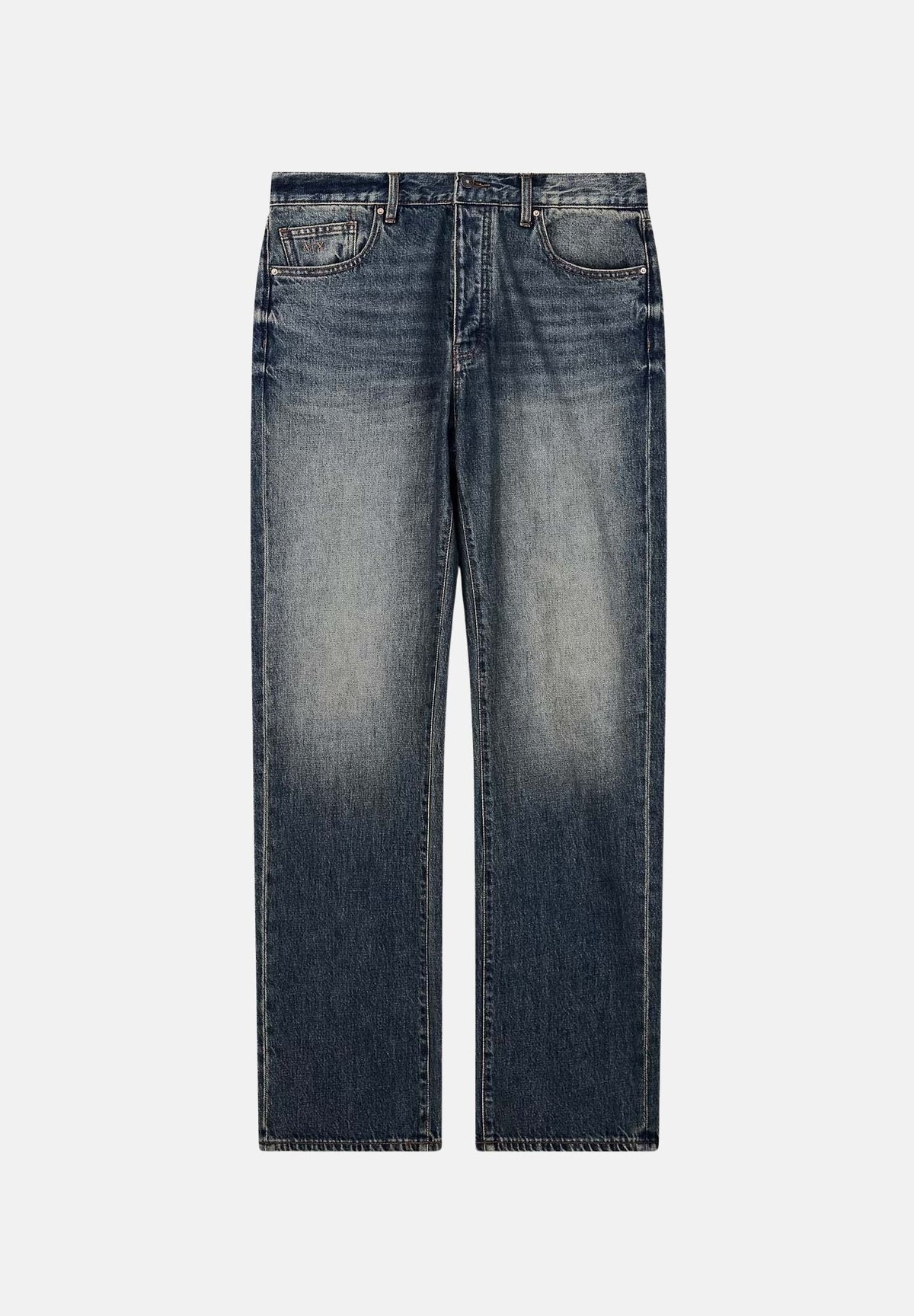 ARMANI EXCHANGE Jeans blue denim per uomo con lavaggio stone wash e classico design a cinque tasche. XM003550AF27183 MB001 ARMANI EXCHANGE