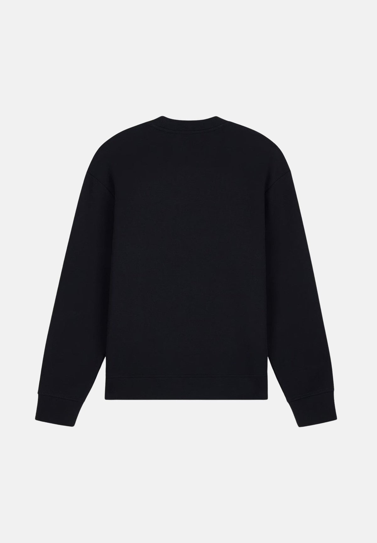 ARMANI EXCHANGE Felpa girocollo nera per uomo con logo metallico sul petto. XM003551AF20150 UC001 ARMANI EXCHANGE