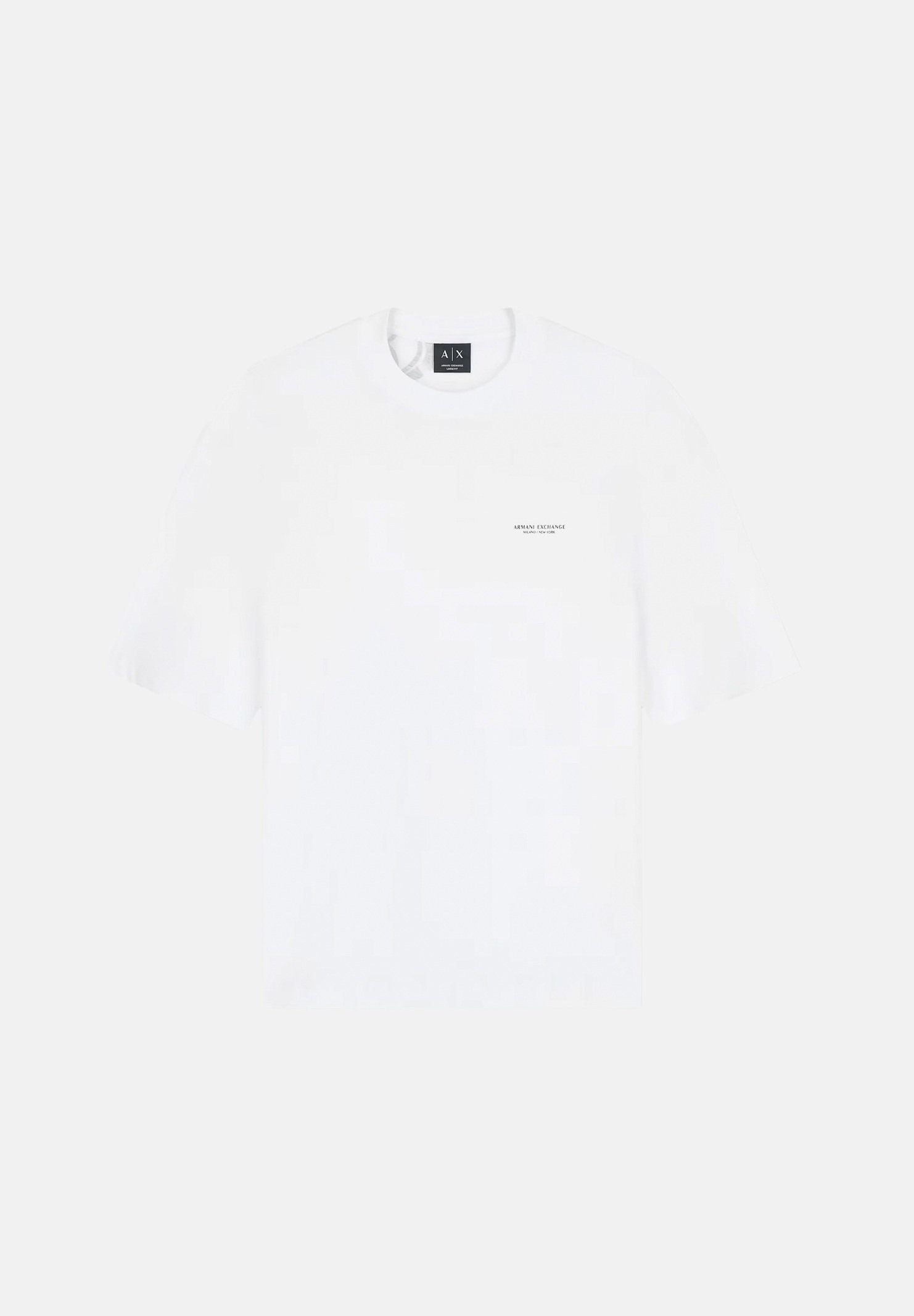 ARMANI EXCHANGE T-shirt maniche corte bianca per uomo con piccolo logo applicato sul petto XM003559AF10358 U0009 ARMANI EXCHANGE