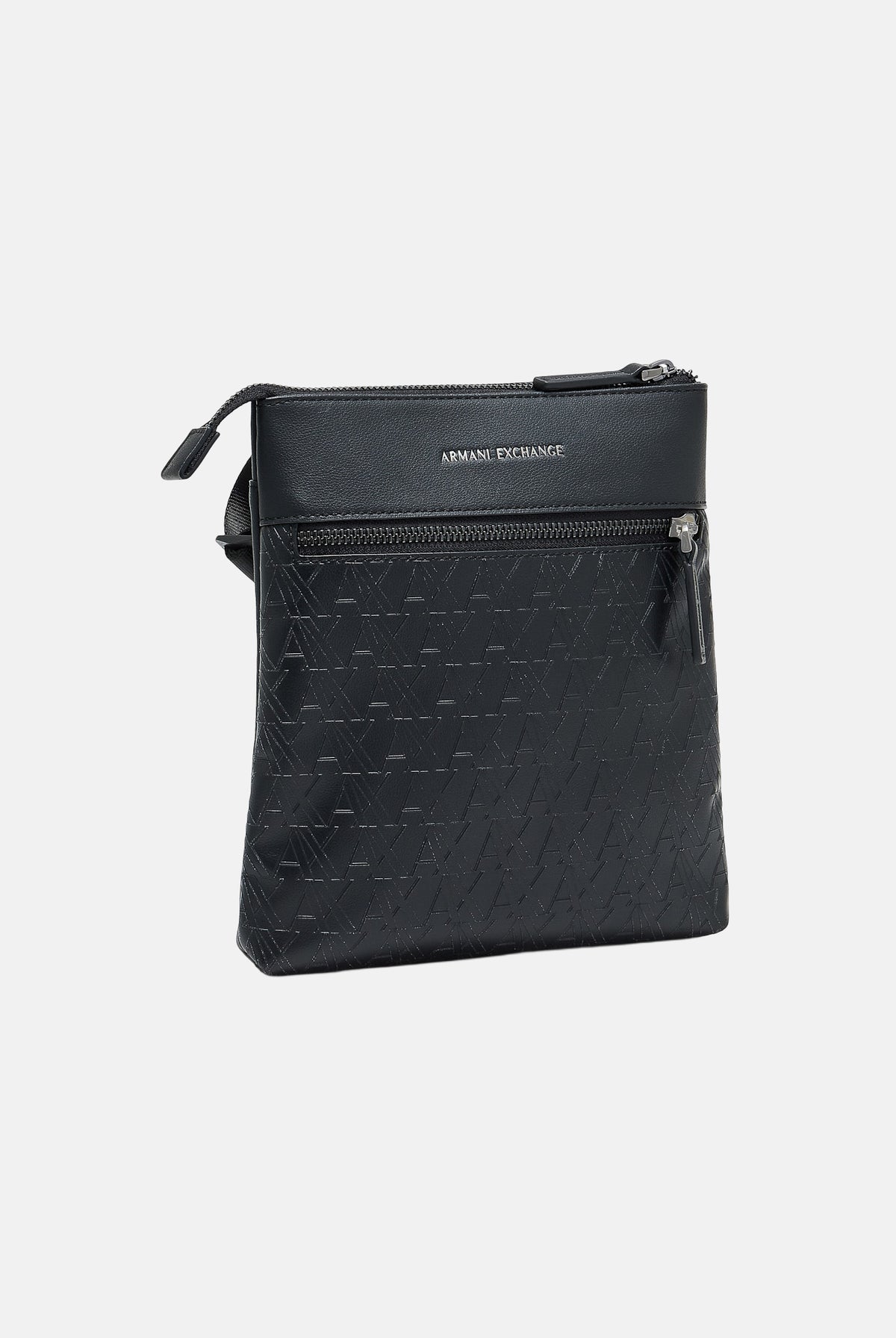 ARMANI EXCHANGE Tracolla nera da uomo con fantasia monogram e tracolla regolabile XM003582AF26662 UC001 ARMANI EXCHANGE