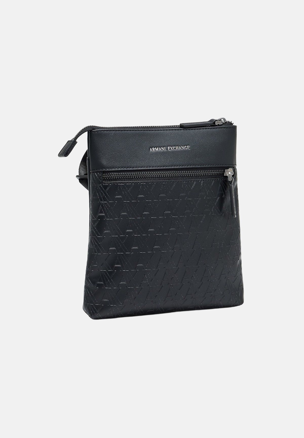 ARMANI EXCHANGE Tracolla nera da uomo con fantasia monogram e tracolla regolabile XM003582AF26662 UC001 ARMANI EXCHANGE
