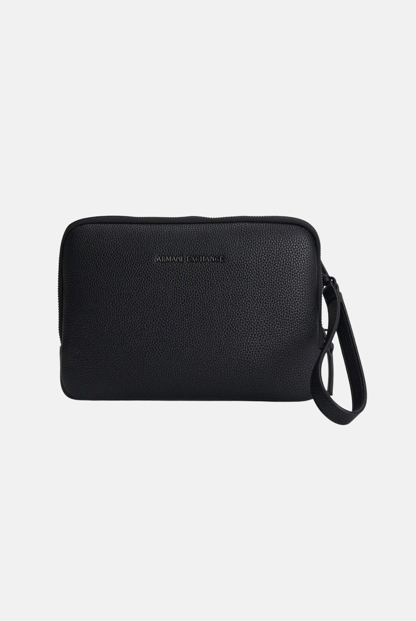 ARMANI EXCHANGE Portafogli nero per uomo con struttura compatta e manico laterale XM003587AF26663 UC001 ARMANI EXCHANGE