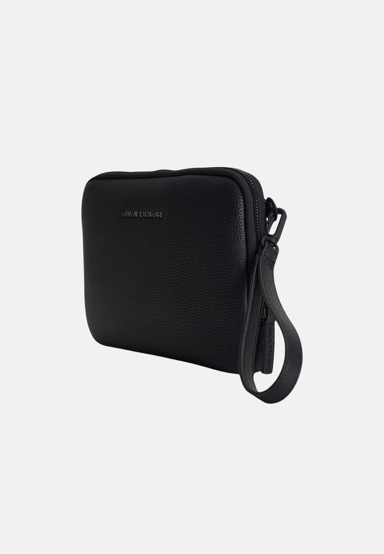 ARMANI EXCHANGE Portafogli nero per uomo con struttura compatta e manico laterale XM003587AF26663 UC001 ARMANI EXCHANGE