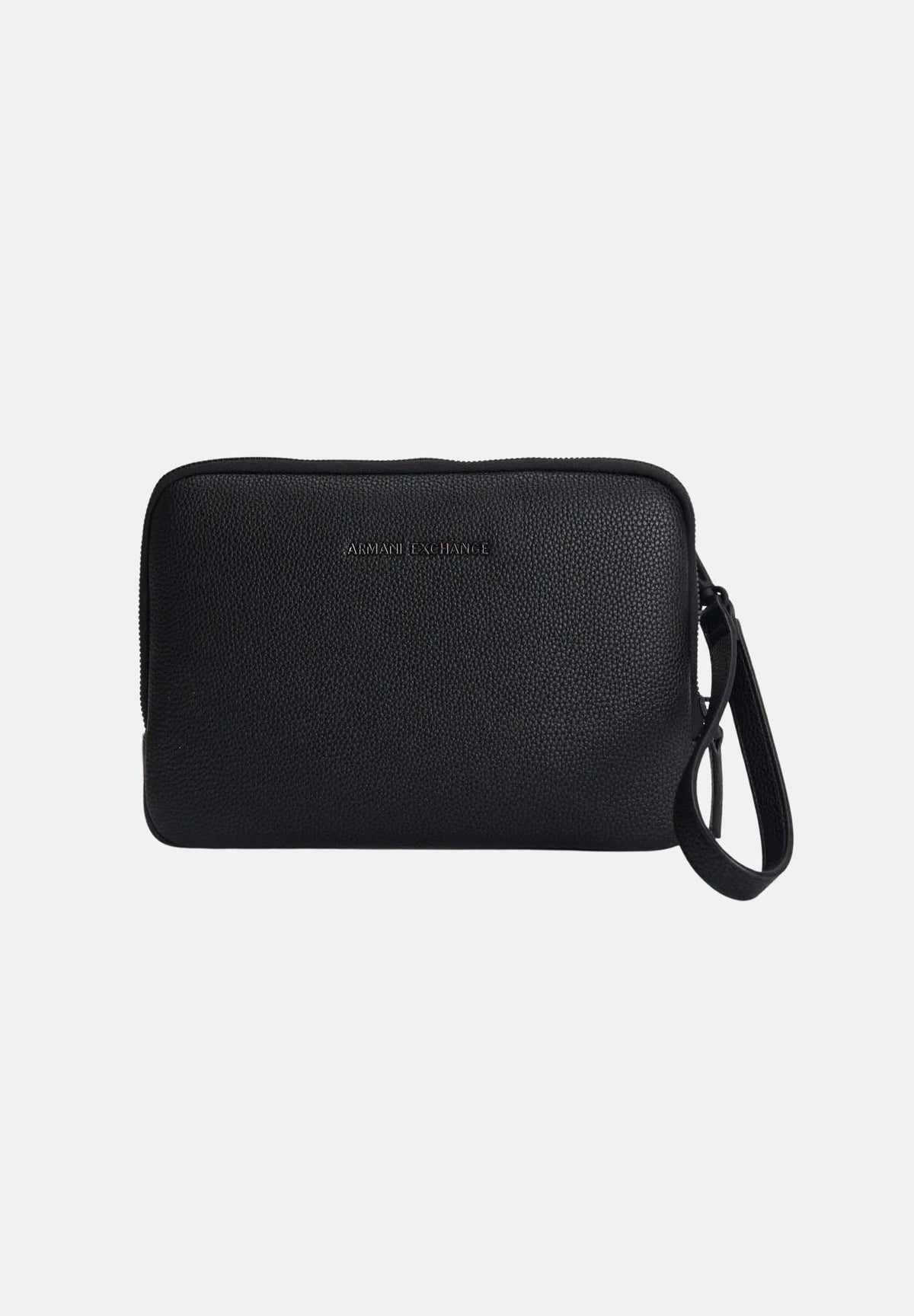 ARMANI EXCHANGE Pochette nera per uomo con struttura compatta e manico laterale XM003587AF26663 UC001 ARMANI EXCHANGE