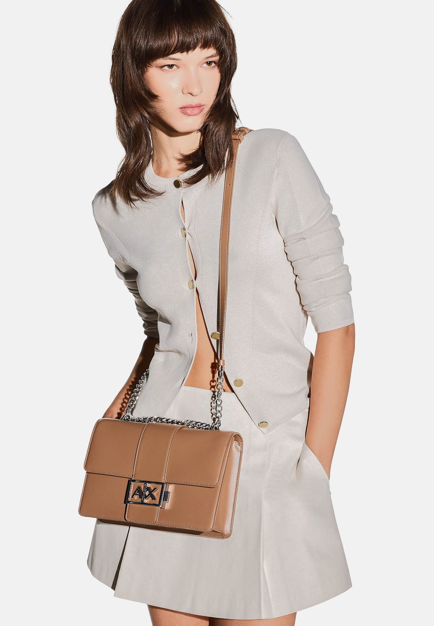Borsa media tracolla 25x17x7,5cm Autunno inverno XW000070AF12039 U6186 ARMANI EXCHANGE