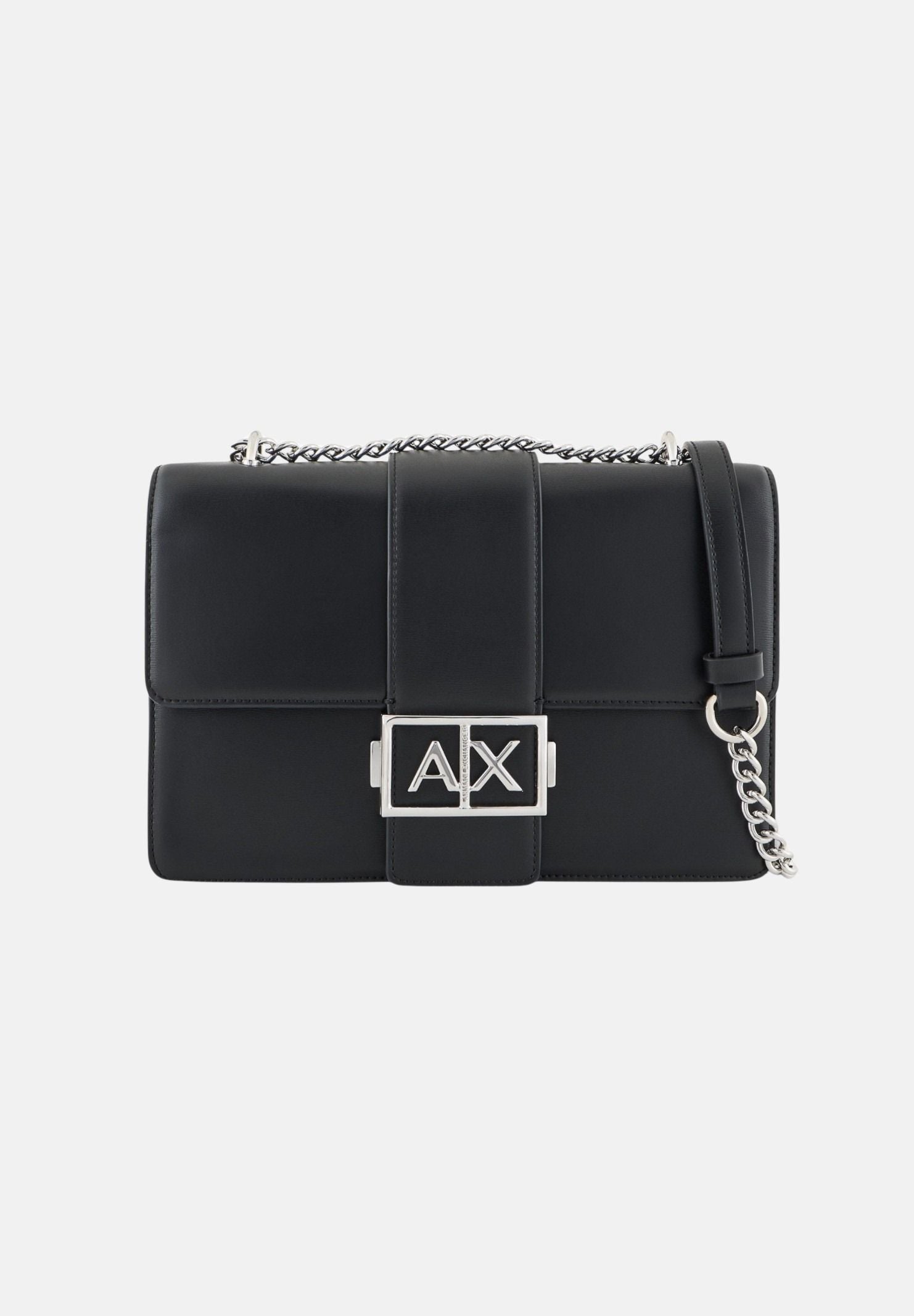 ARMANI EXCHANGE Borsa a tracolla nera da donna con logo XW000070AF12039 UC001 ARMANI EXCHANGE