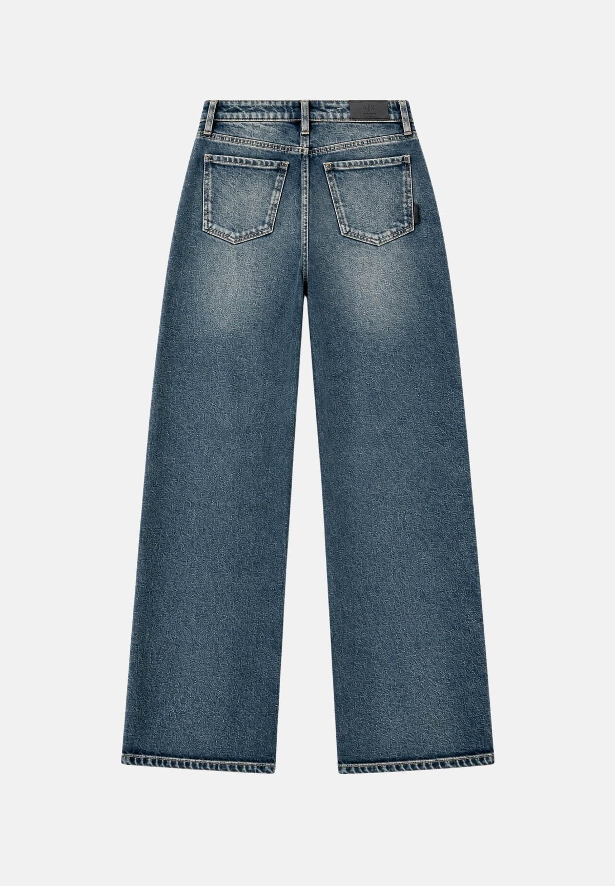 ARMANI EXCHANGE Jeans blu da donna con design cinque tasche e gamba ampia dal taglio dritto. XW000100AF25765 MB001 ARMANI EXCHANGE