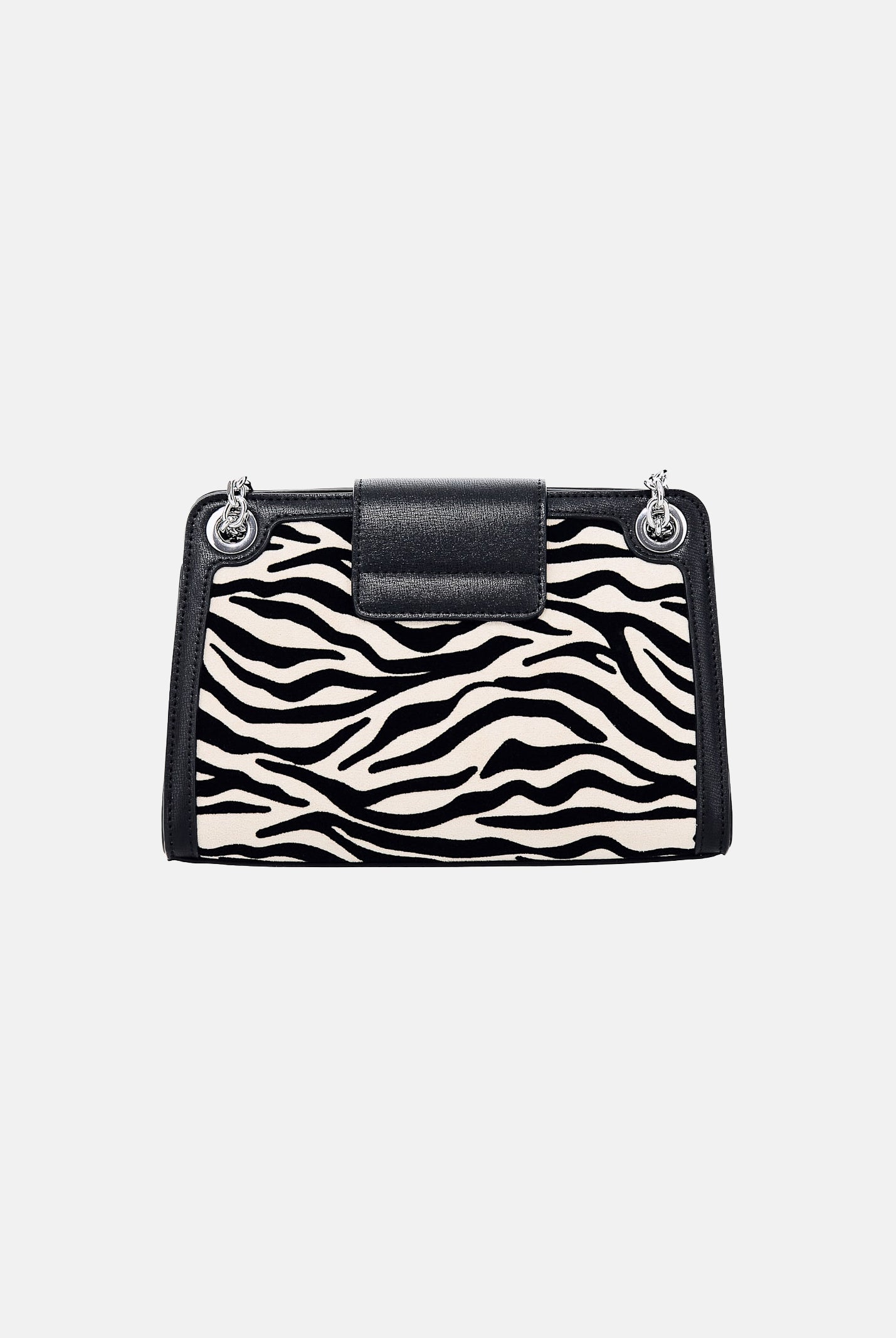 ARMANI EXCHANGE Borsa a tracolla nera script da donna con fantasia animalier XW000281AF26445 MC149 ARMANI EXCHANGE
