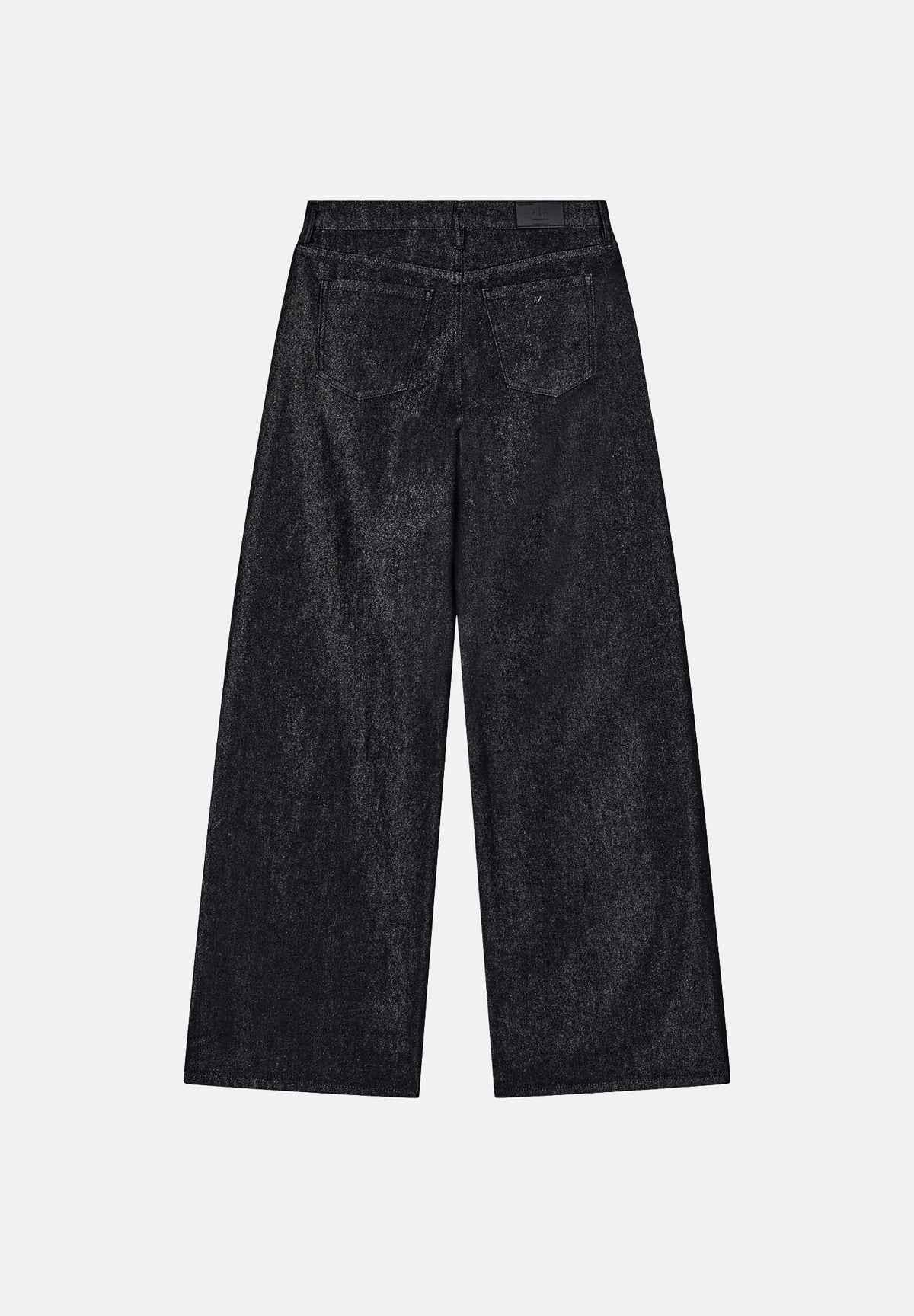 ARMANI EXCHANGE Jeans WIDE LEG denim-nero per donna con lavaggio scuro e design a cinque tasche. XW001184AF25774 MC002 ARMANI EXCHANGE