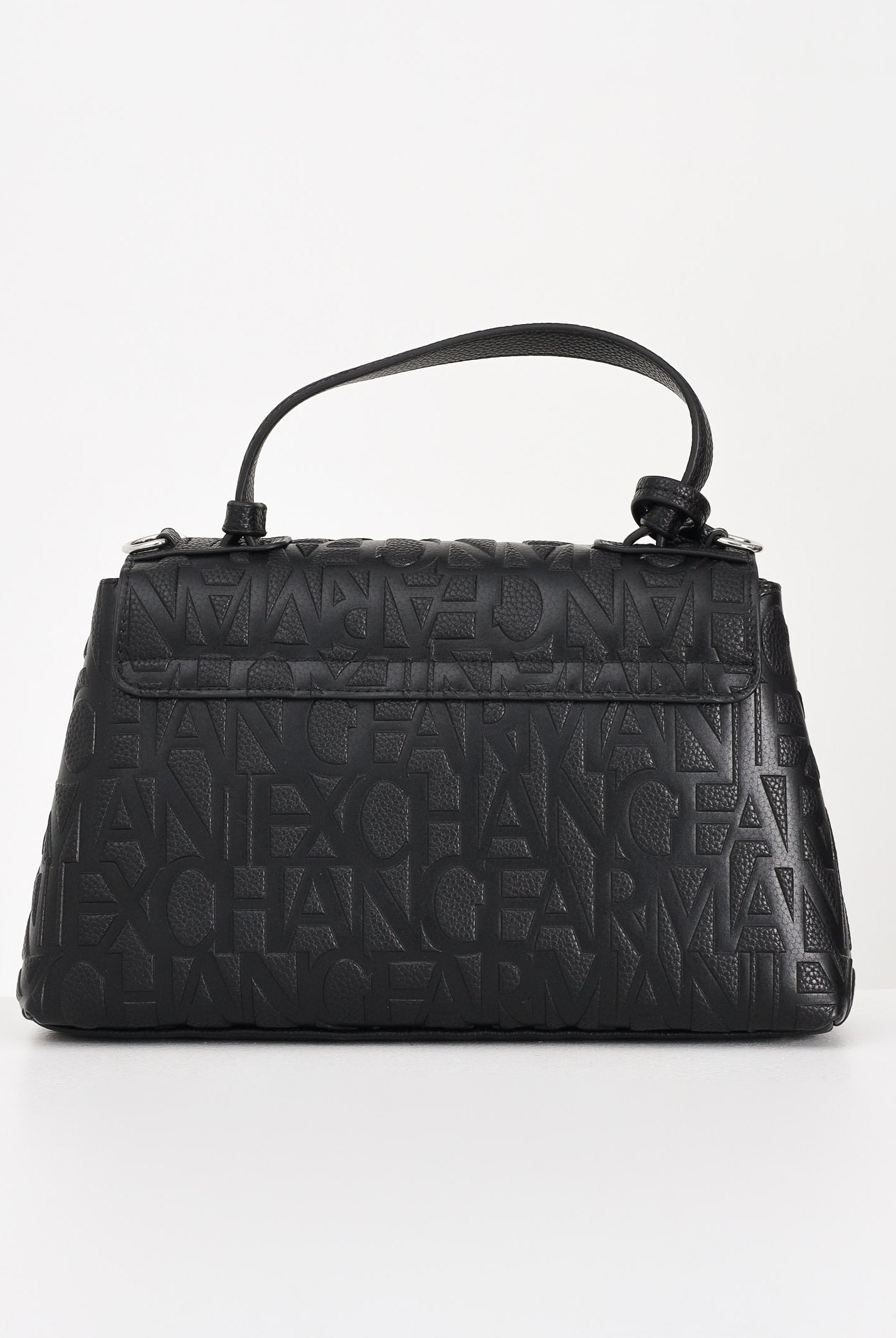 ARMANI EXCHANGE Borsa a mano nera da donna con logo all-over XW001223AF15774 UC001 ARMANI EXCHANGE