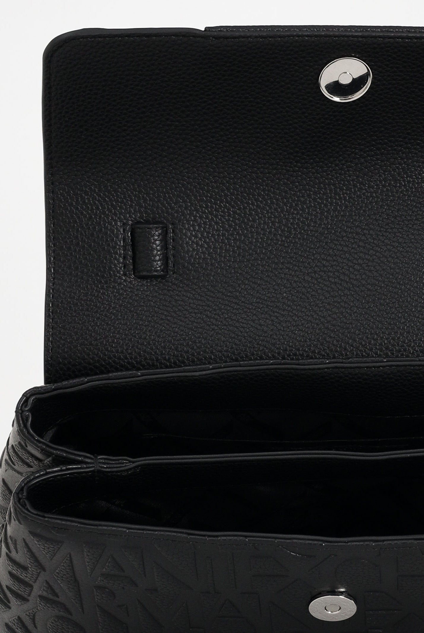 ARMANI EXCHANGE Borsa a mano nera da donna con logo all-over XW001223AF15774 UC001 ARMANI EXCHANGE