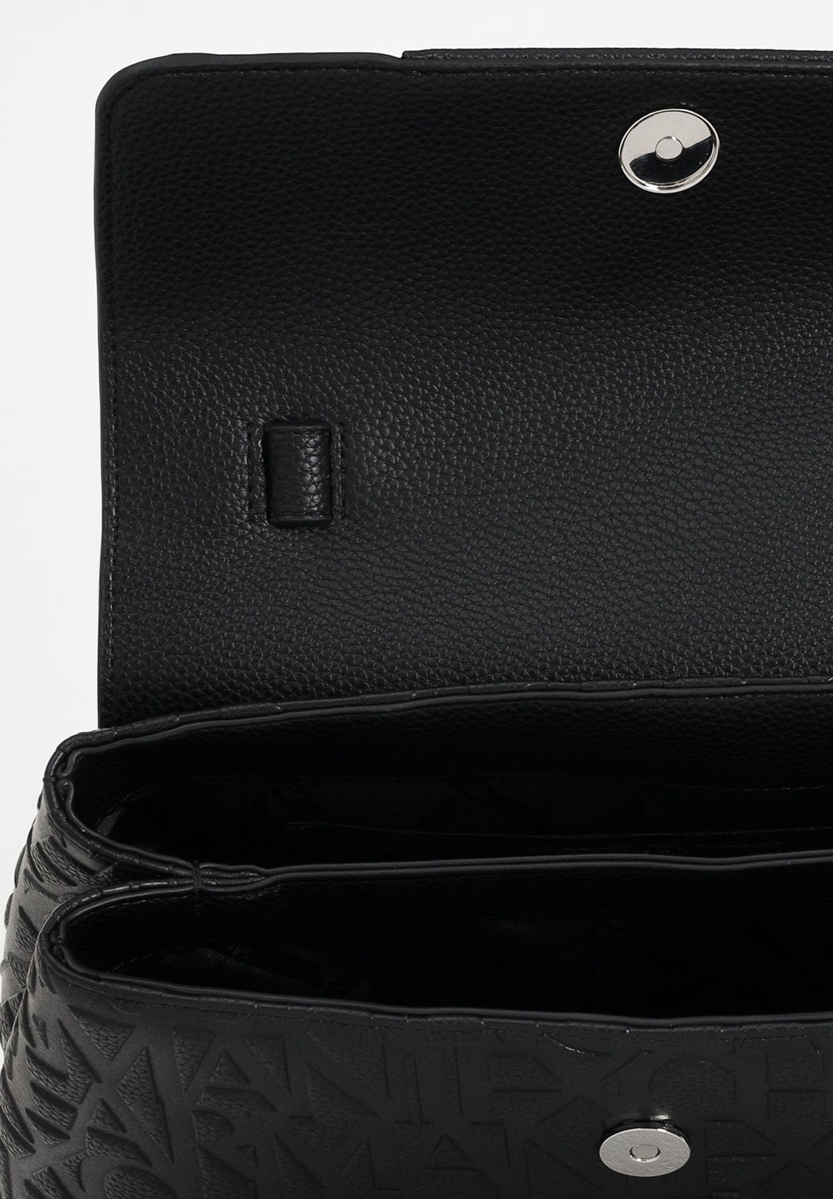 ARMANI EXCHANGE Borsa a mano nera da donna con logo all-over XW001223AF15774 UC001 ARMANI EXCHANGE