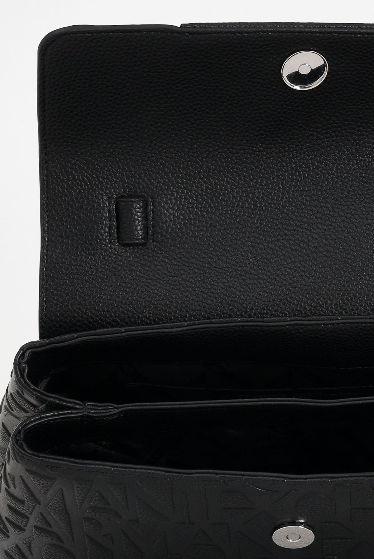 ARMANI EXCHANGE Borsa a mano nera da donna con logo all-over XW001223AF15774 UC001 ARMANI EXCHANGE