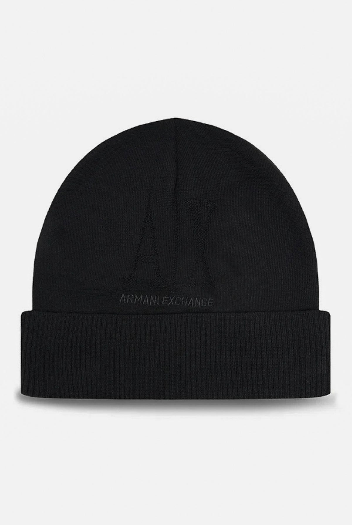 ARMANI EXCHANGE Berretto di lana nero da donna con logo Icon Project XW001445AF11896 UC001 ARMANI EXCHANGE