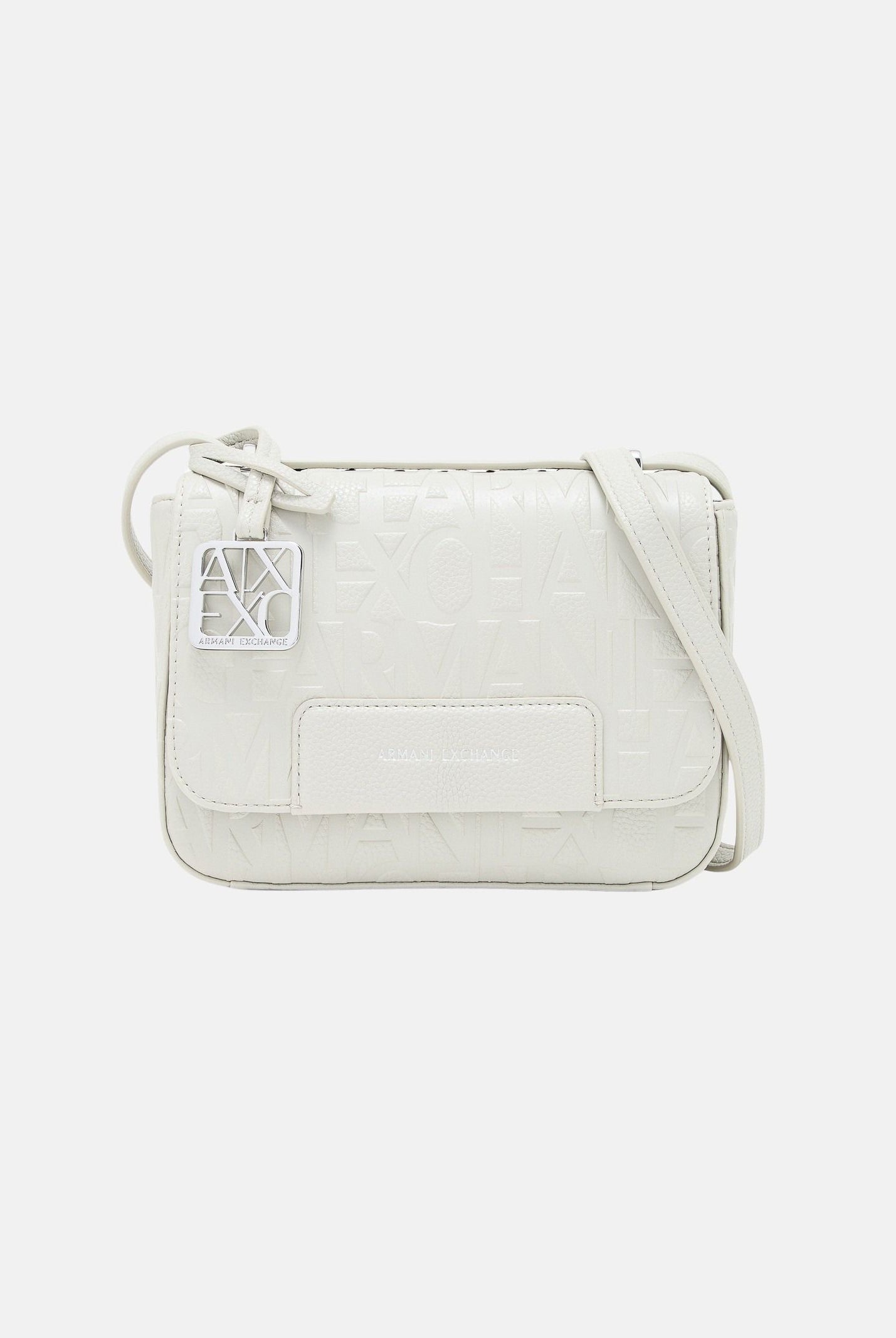 ARMANI EXCHANGE Borsa a tracolla bianca da donna con logo XW001577AF15774 U0011 ARMANI EXCHANGE