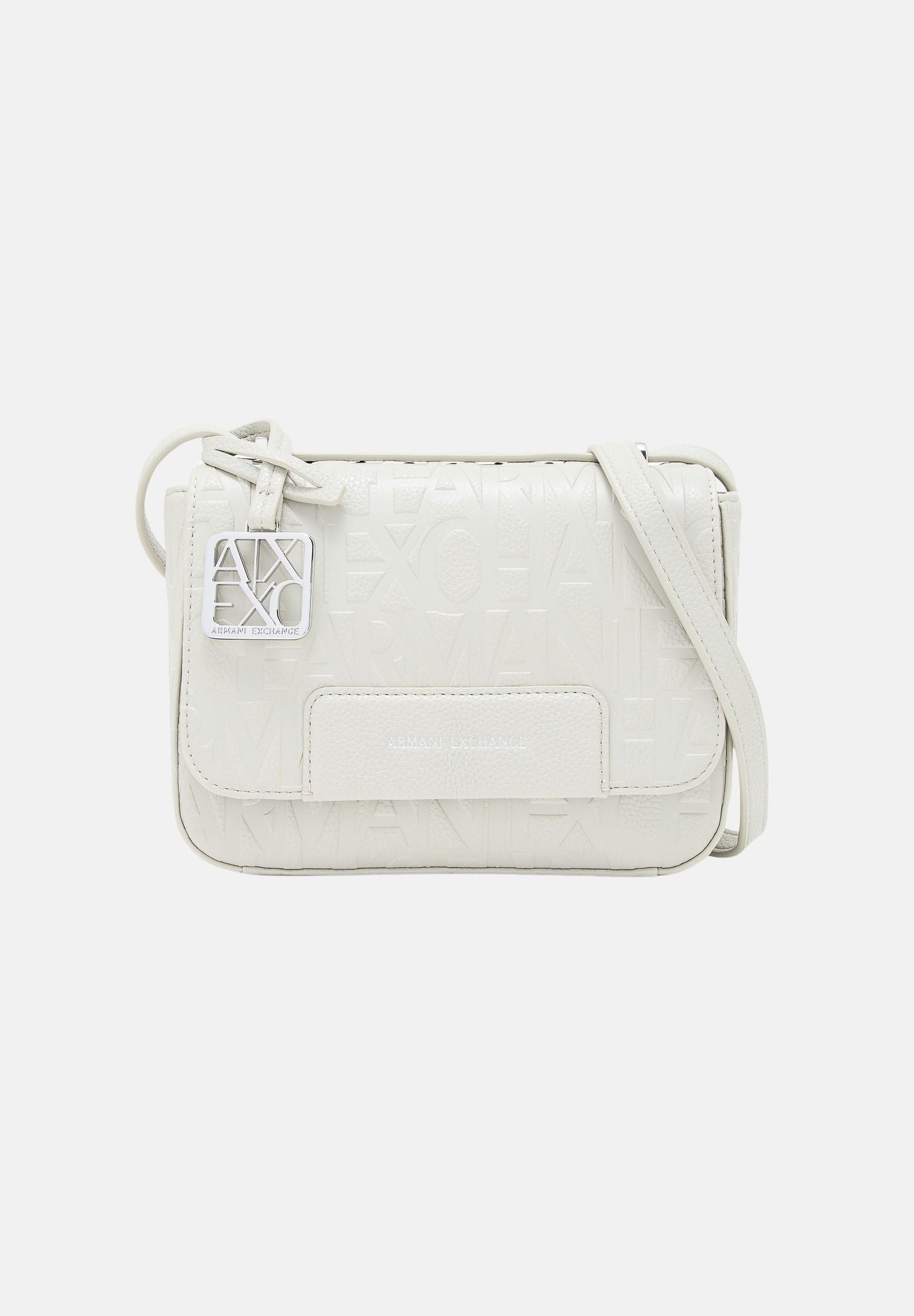 ARMANI EXCHANGE Borsa a tracolla bianca da donna con logo XW001577AF15774 U0011 ARMANI EXCHANGE