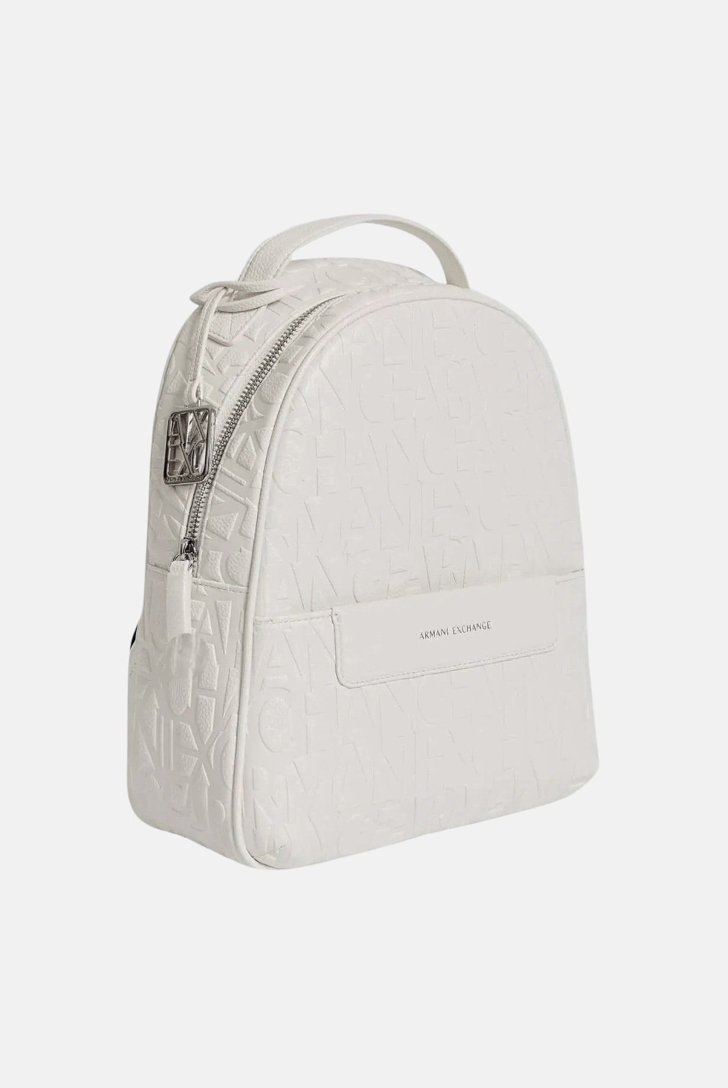 ARMANI EXCHANGE Zaino bianco da donna con logo all-over XW002234AF15774 U0011 ARMANI EXCHANGE