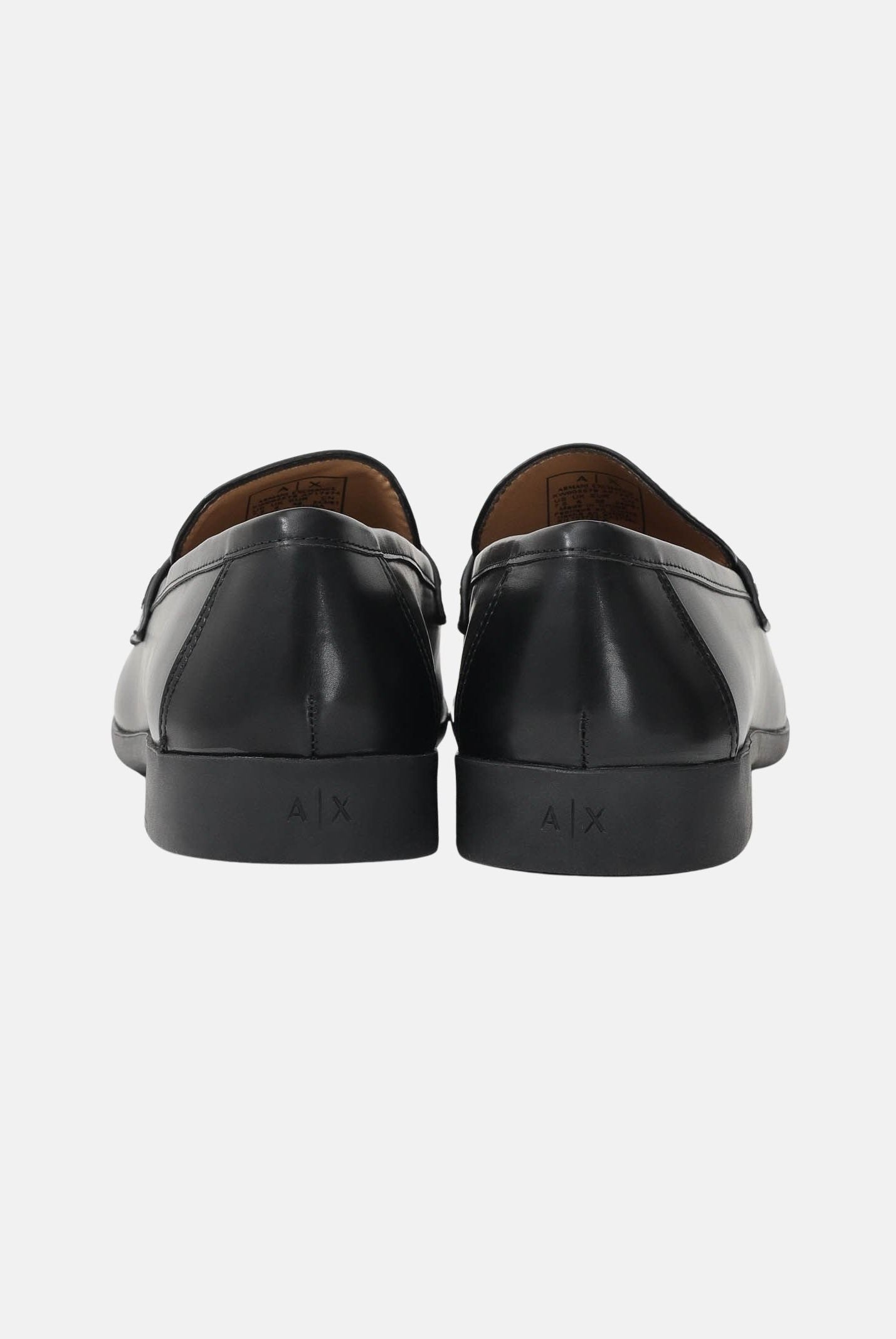 ARMANI EXCHANGE Mocassini neri da donna con logo XW002579AF17474 UC001 ARMANI EXCHANGE