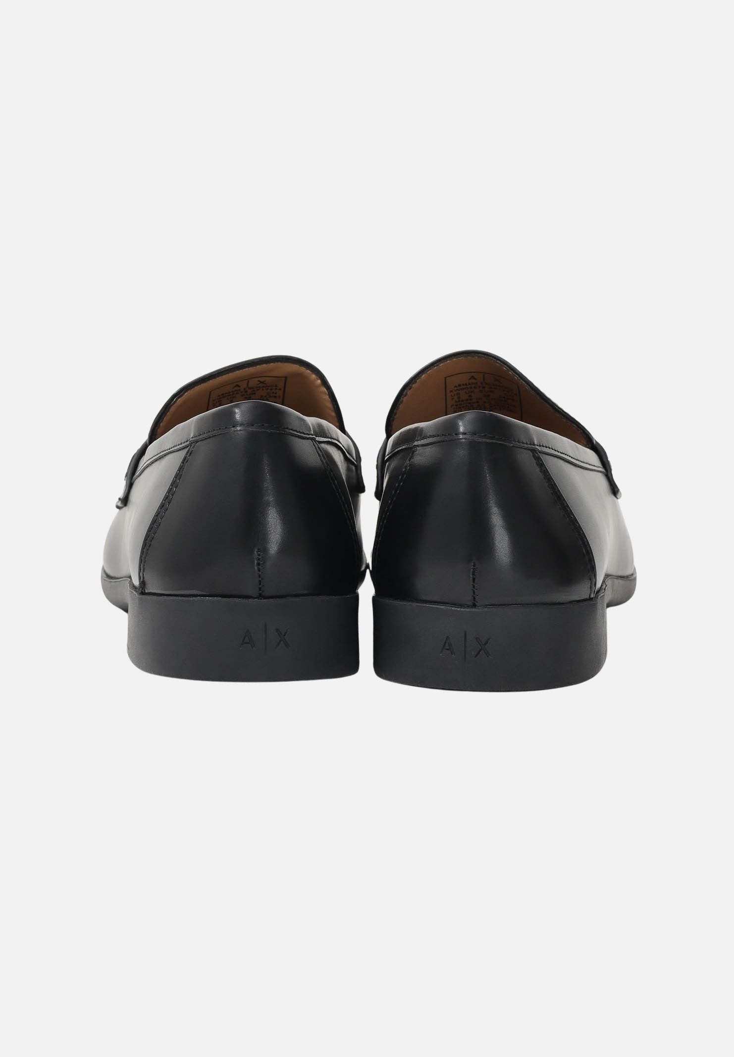ARMANI EXCHANGE Mocassini neri da donna con logo XW002579AF17474 UC001 ARMANI EXCHANGE