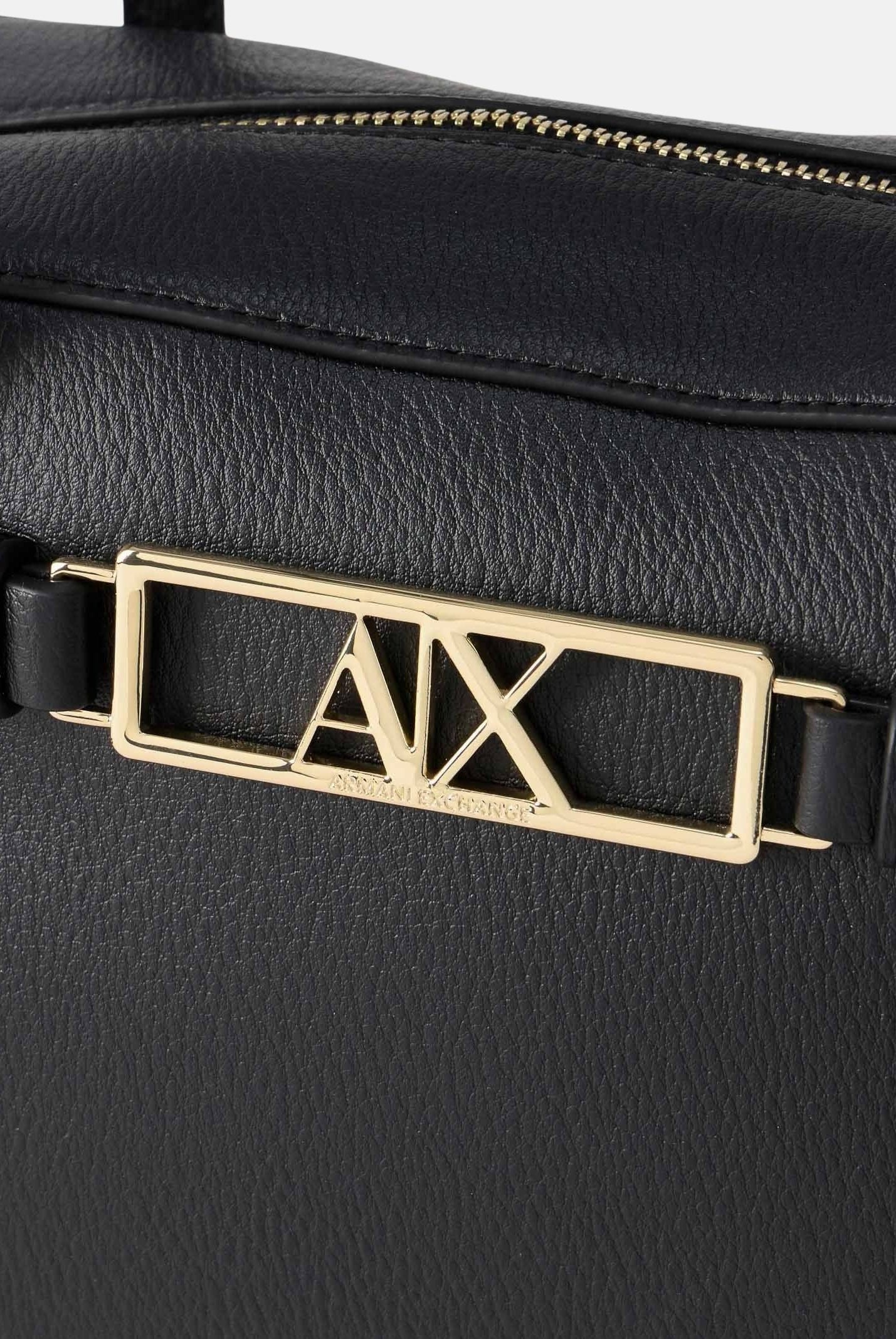 ARMANI EXCHANGE Borsa a mano nera da donna con fibbia logo XW002610AF15632 UC010 ARMANI EXCHANGE