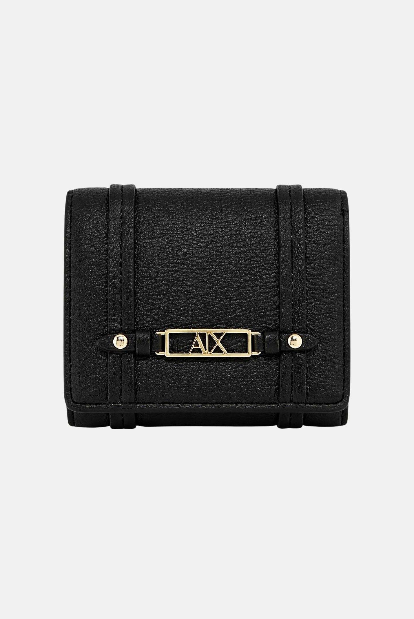 ARMANI EXCHANGE Portafogli nero da donna con logo XW002613AF15632 UC010 ARMANI EXCHANGE