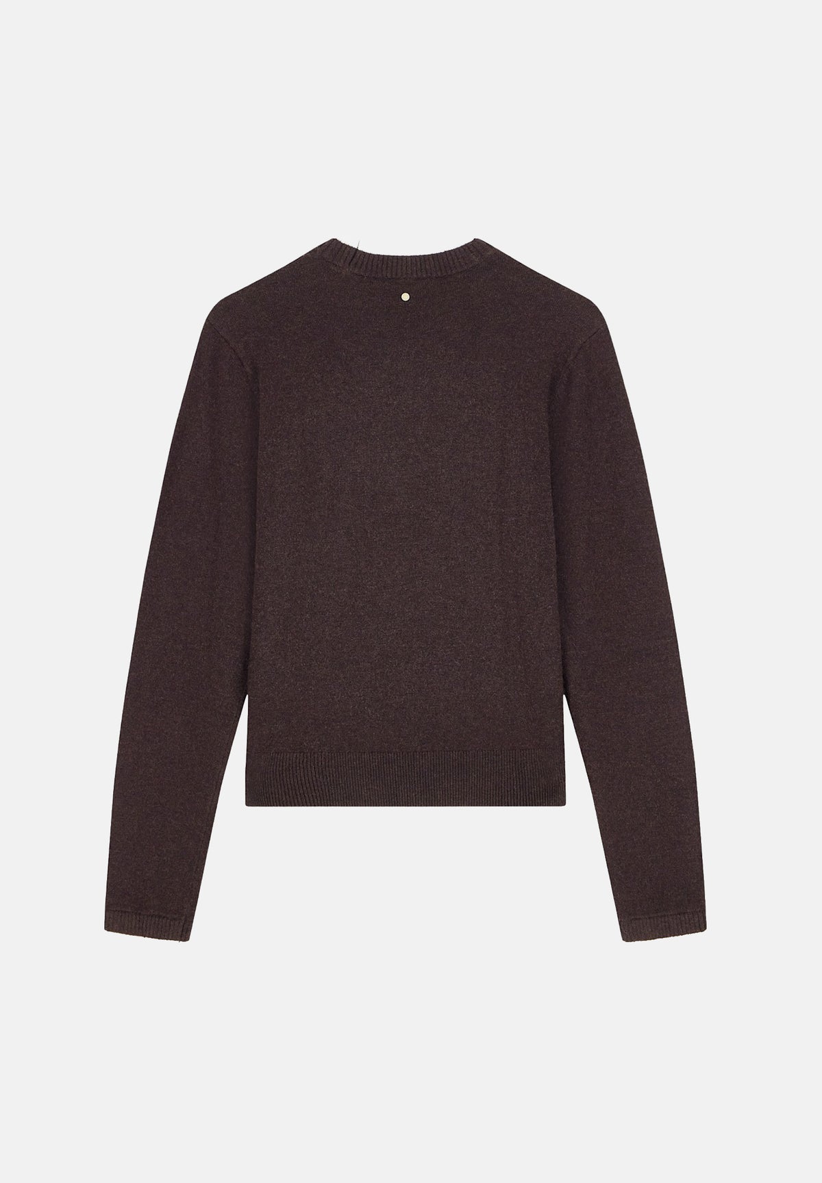 ARMANI EXCHANGE Maglione girocollo ANTAGONIST marrone per donna bordi a contrasto. XW002632AF25935 U6032 ARMANI EXCHANGE